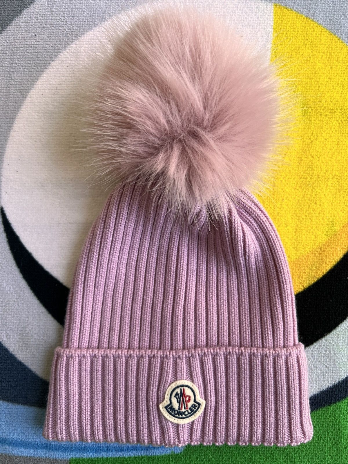Moncler Moncler Berretto Tricot Pom Pom Beanie pink logo hat cap cuf Size ONE SIZE - 15 Thumbnail