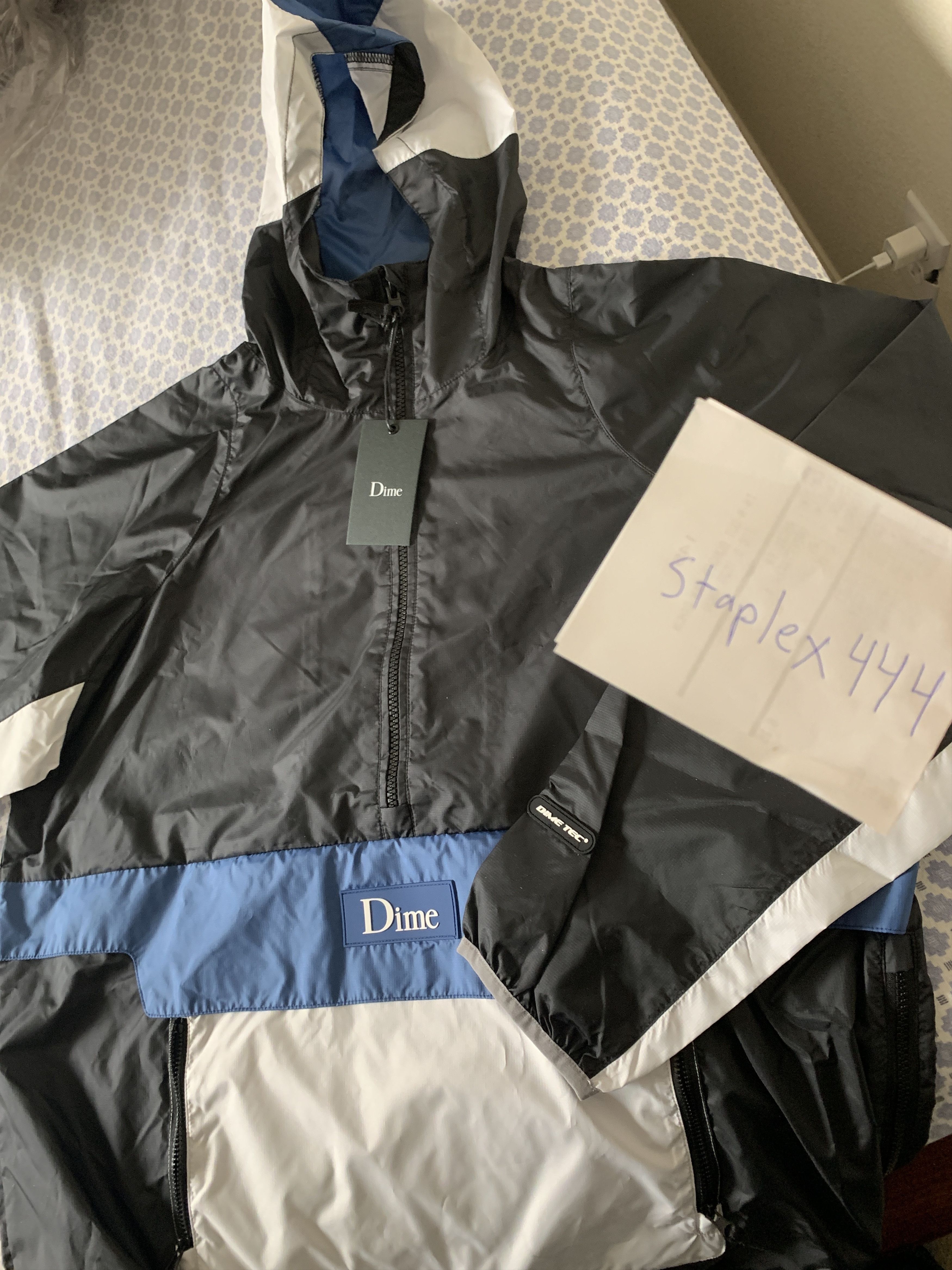 Dime Dime Ripstop Pullover Hooded Jacket Size US L / EU 52-54 / 3 - 4 Thumbnail
