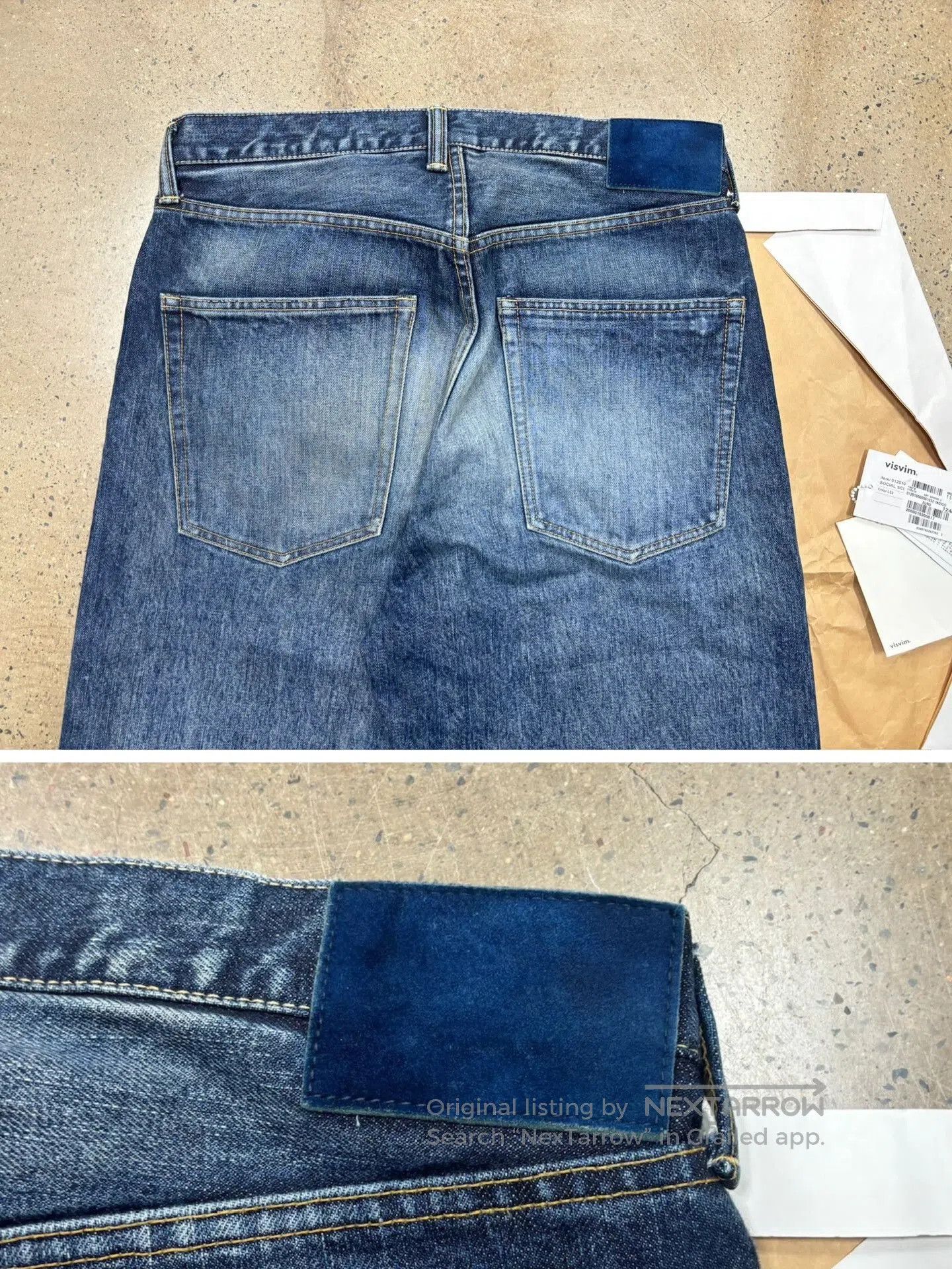Visvim VISVIM Social Sculpture EX WIDE Jeans. Size US 30 / EU 46 - 7 Thumbnail