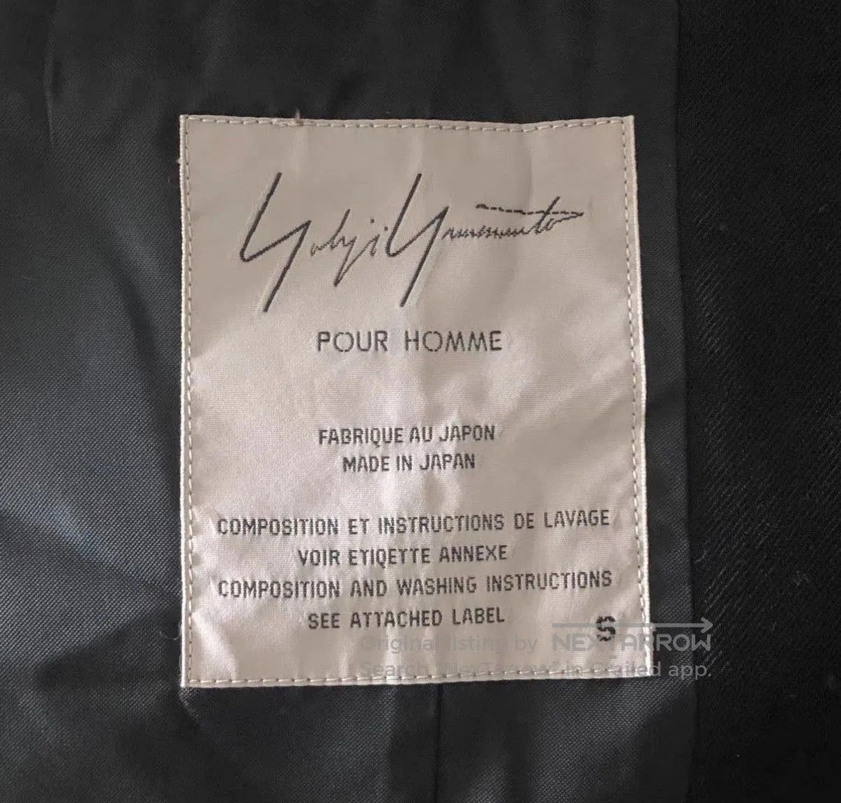 Yohji Yamamoto Black Single. Size US S / EU 44-46 / 1 - 3 Thumbnail