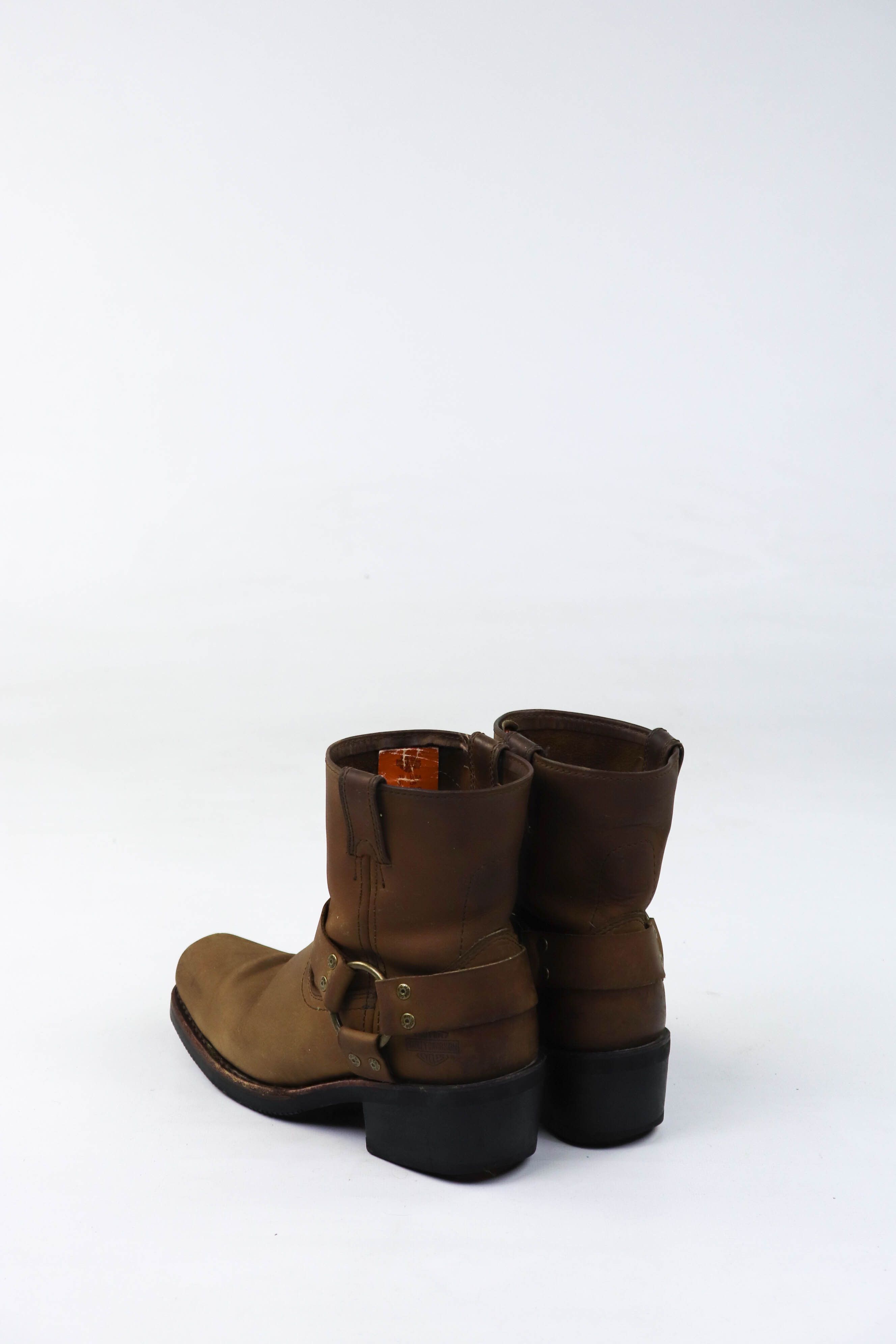Harley Davidson Harley-Davidson Abbington Harness Leather Motorcycle Boots Size US 8.5 / IT 38.5 - 4 Thumbnail