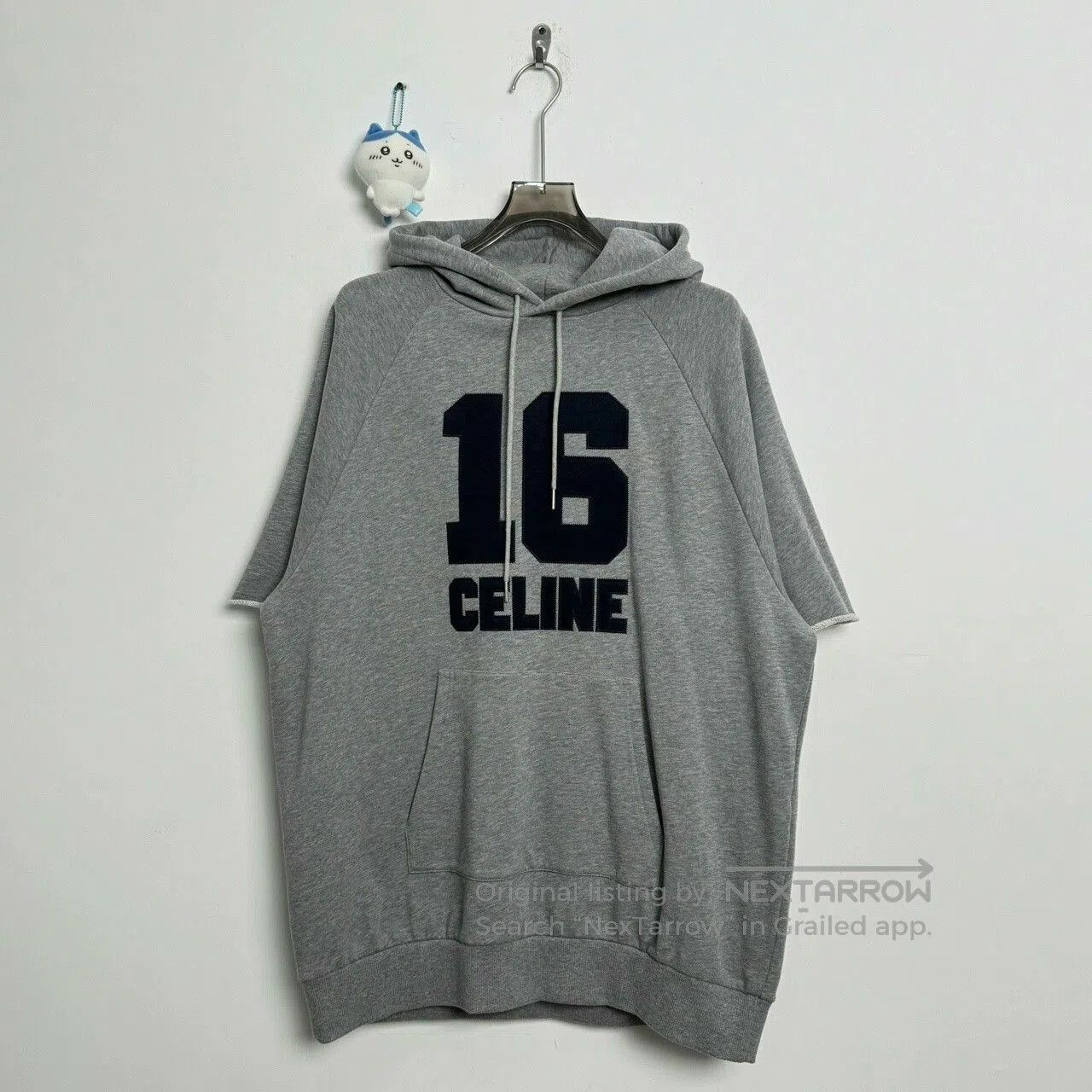 Celine Celine Gray Logo Hoodie Size S. Size S / US 4 / IT 40 - 1 Thumbnail