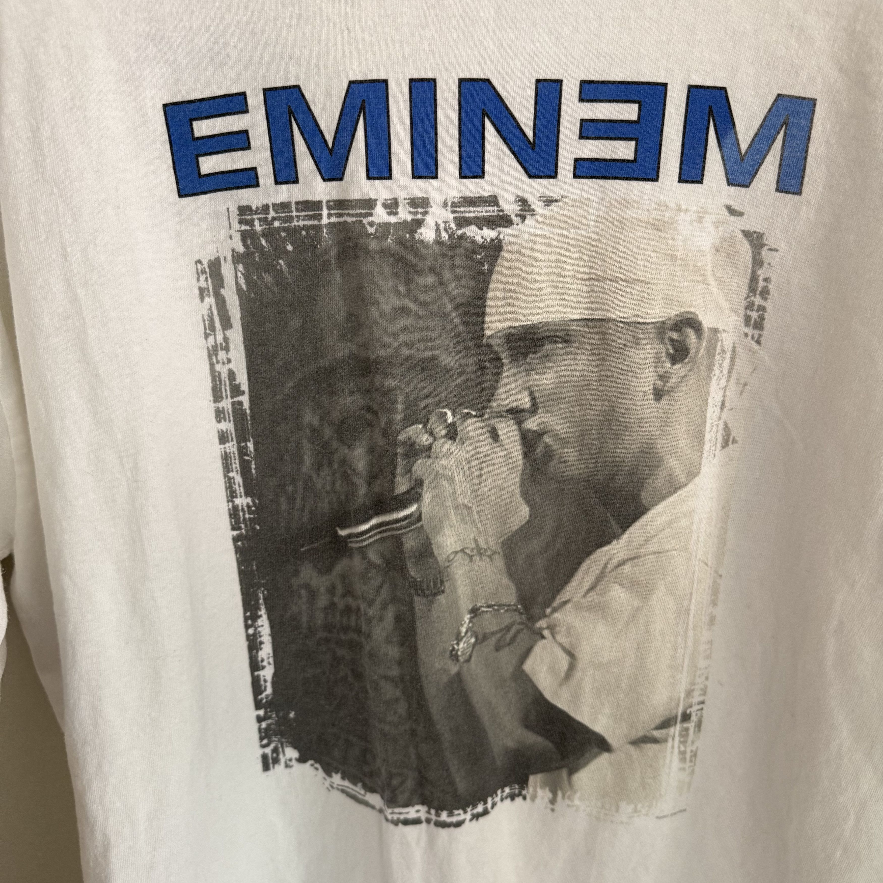 Anvil Vintage Eminem Sz 2X Concert T-shirt 2003 Shirt Short Sleeve Size US XXL / EU 58 / 5 - 3 Thumbnail