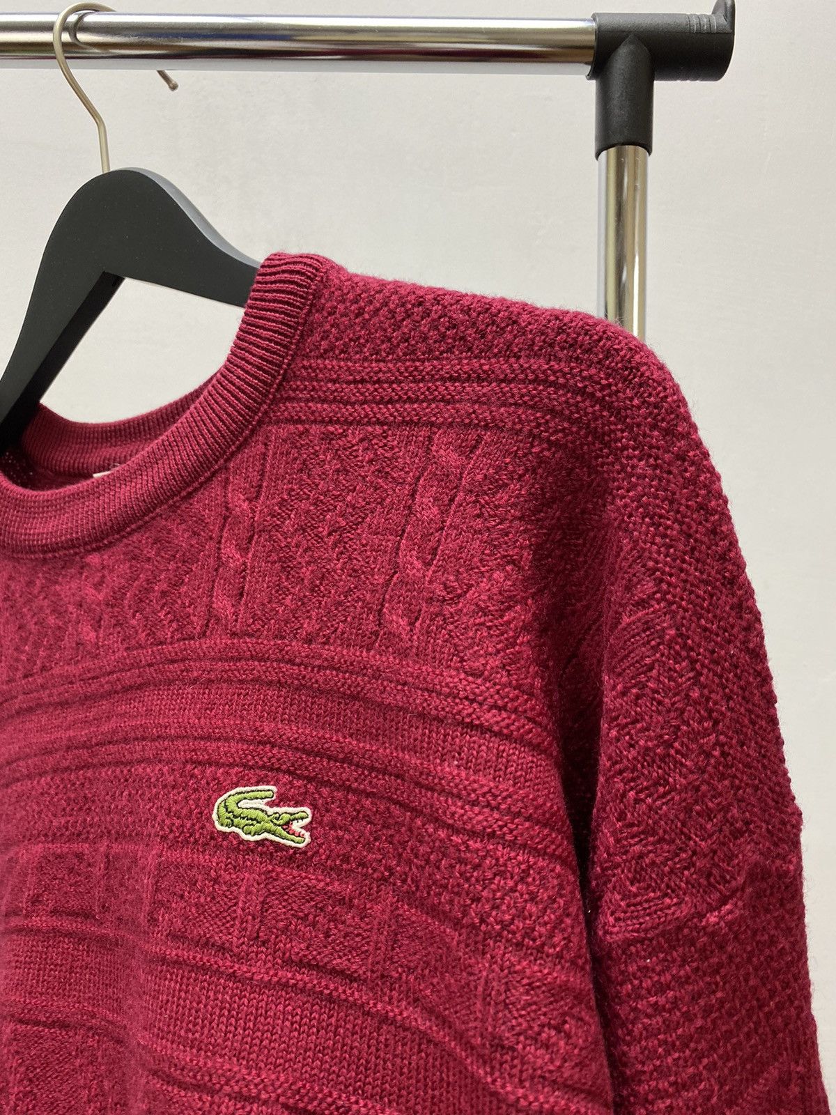 Lacoste × Vintage Chemise Lacoste Vintage Men’s Rare Wool Sweater Size US XL / EU 56 / 4 - 13 Thumbnail