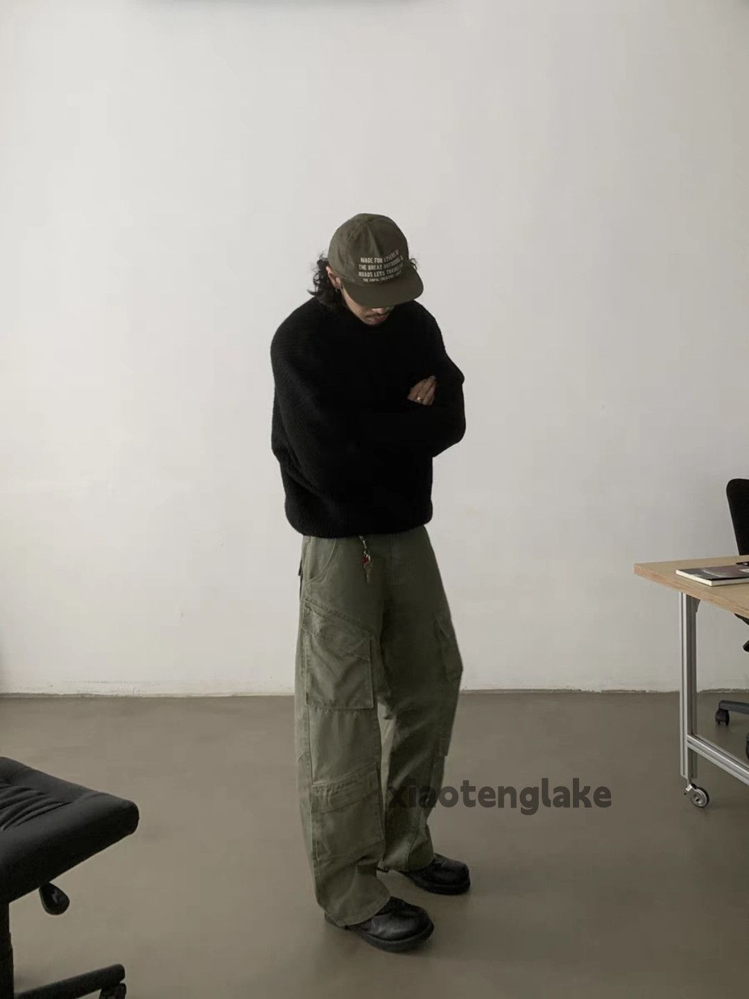 Designer × Japanese Brand × Vintage washed faded utility skate hiphop baggy cargo pants Size US 32 / EU 48 - 2 Thumbnail