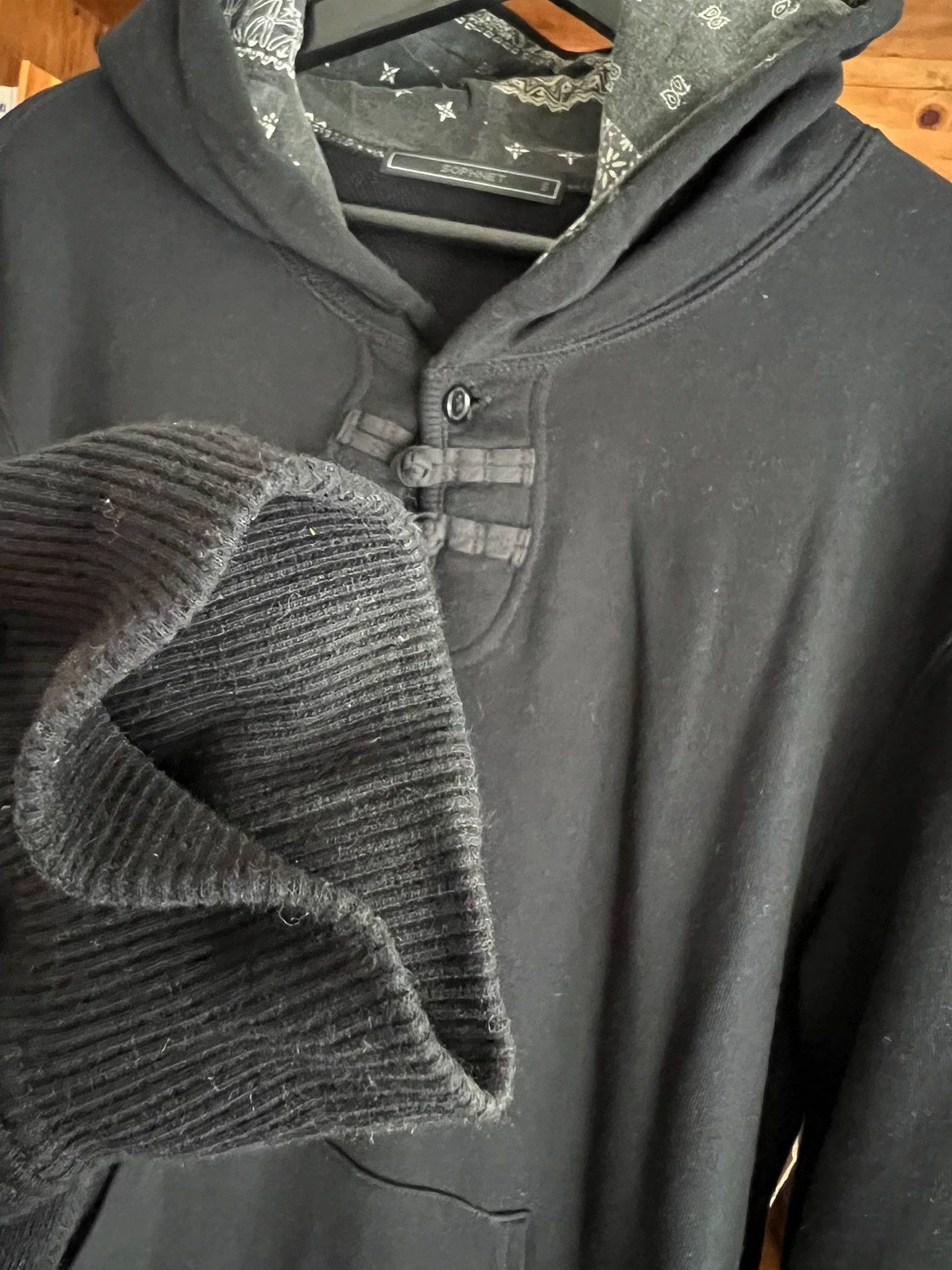 Other sophnet rare Japanese black floral frog button hoodie Size US S / EU 44-46 / 1 - 5 Thumbnail