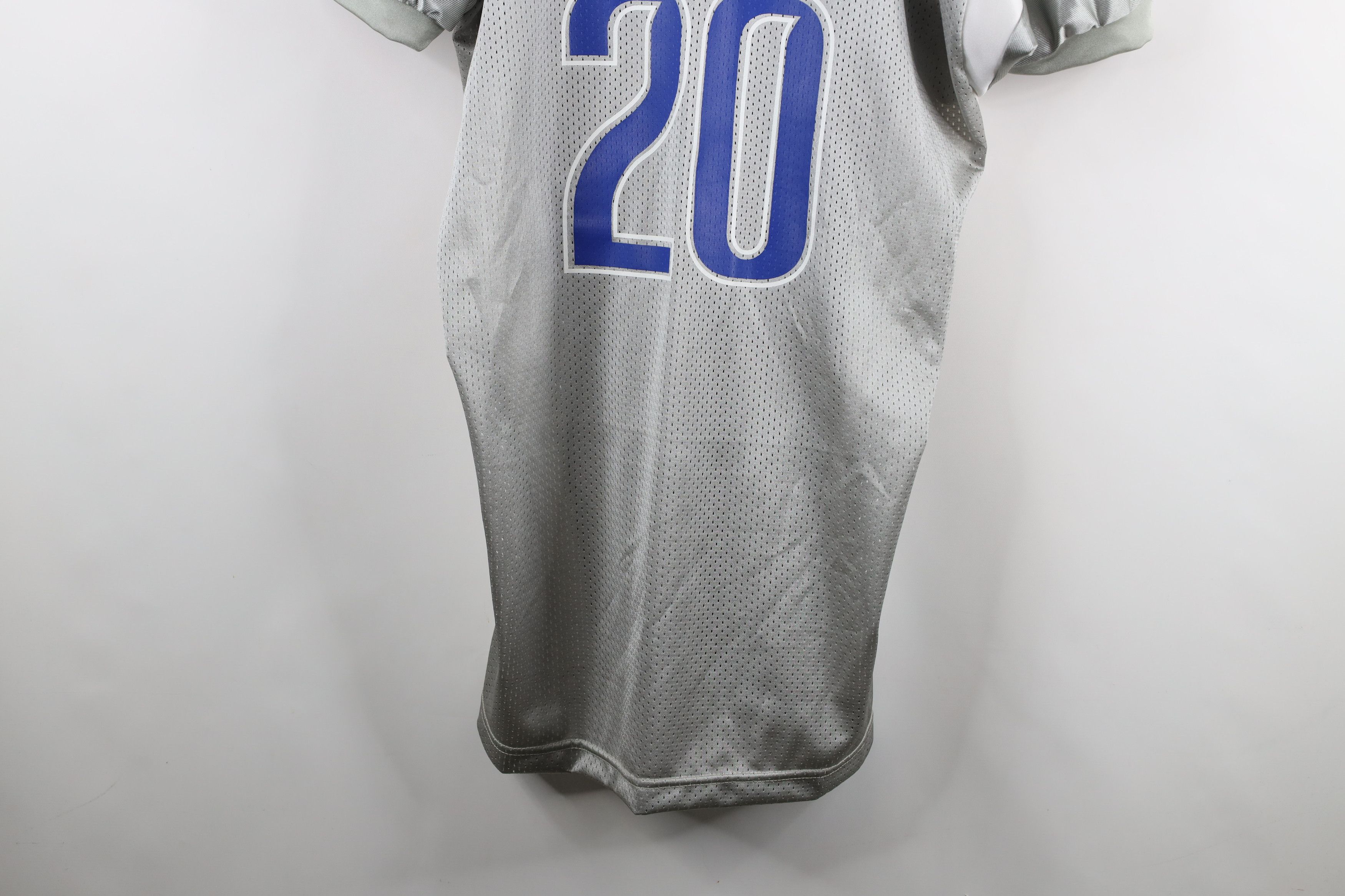 Vintage Vintage 90s Sanders Detroit Lions Football Jersey Silver #20 Size US XL / EU 56 / 4 - 3 Thumbnail