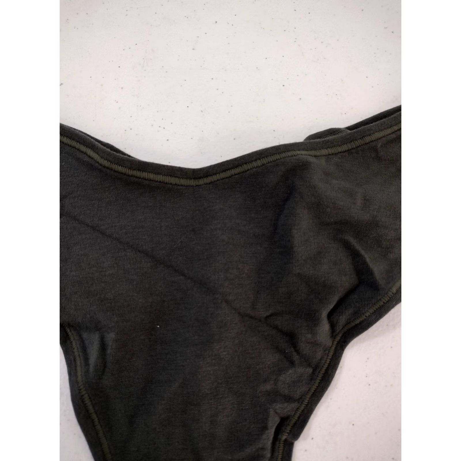 SKIMS Skims Women's Cotton Jersey Dipped Thong Color Deep Sea Size 4X PN-DTH-0271 Size XXL / US 16-18 / IT 52-54 - 3 Thumbnail