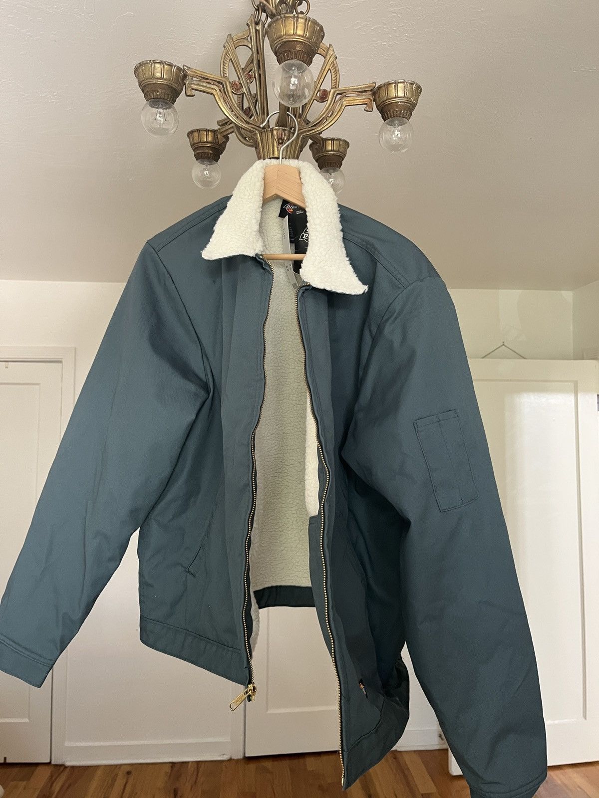 Dickies Dickies Teal Sherpa Jacket (M) Size US M / EU 48-50 / 2 - 1 Thumbnail