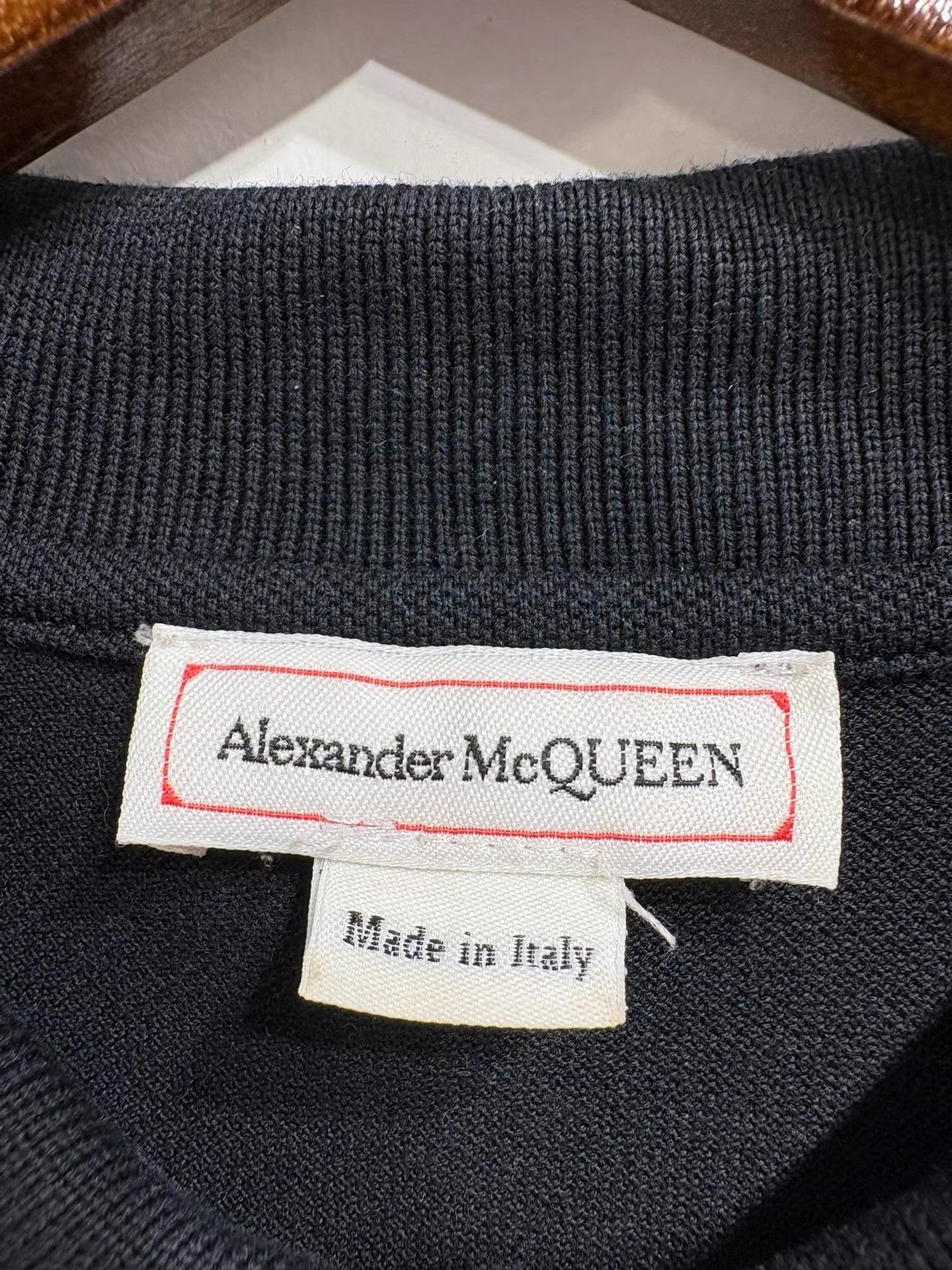 Alexander McQueen Alexander McQueen Men's Black Short Sleeve Polo Shirt K29 Size US M / EU 48-50 / 2 - 3 Thumbnail