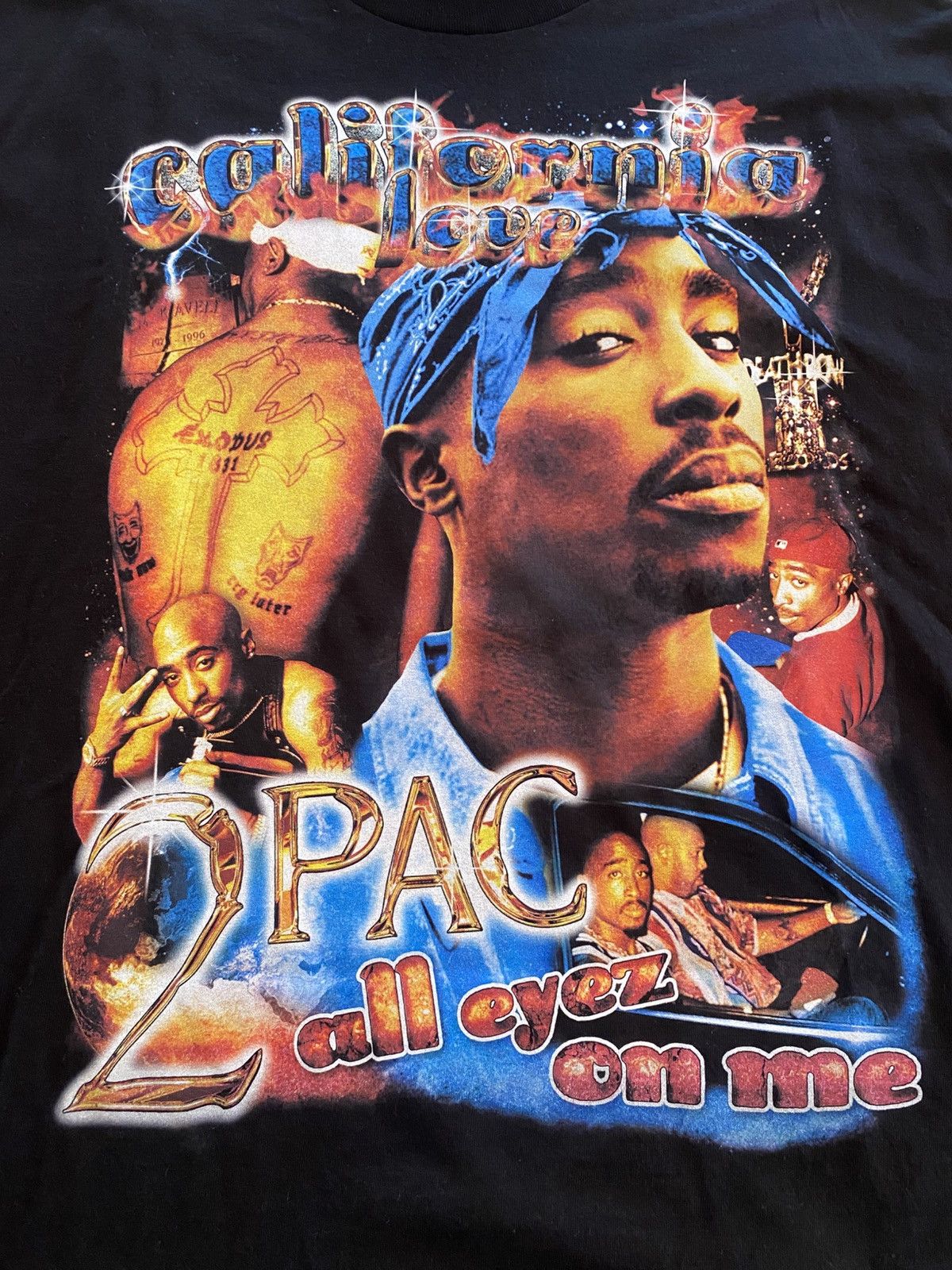 Band Tees Dbruze x 2pac Size US XXL / EU 58 / 5 - 2 Thumbnail