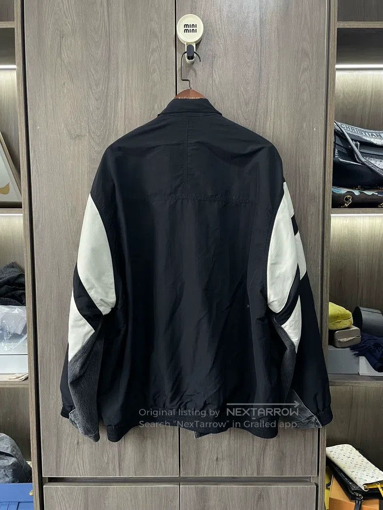 Balenciaga Balenciaga Black and White Patchwork Denim Jacket Size US L / EU 52-54 / 3 - 5 Thumbnail