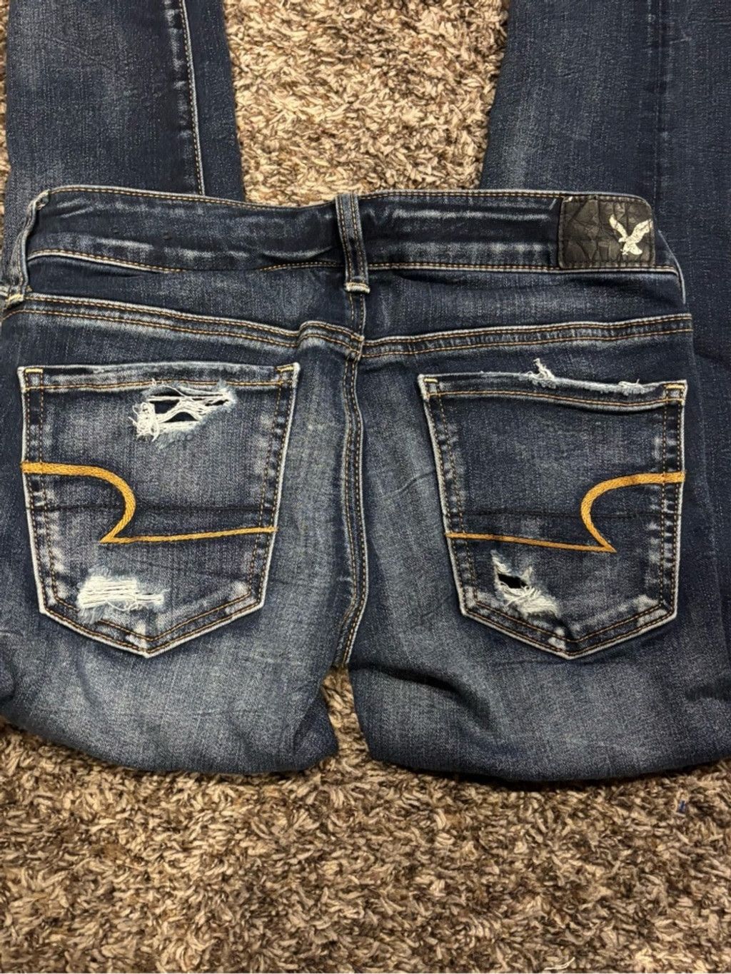 American Eagle Outfitters Women's American Eagle Super Low Jegging Jeans Size 26" / US 2 / IT 38 - 1 Thumbnail
