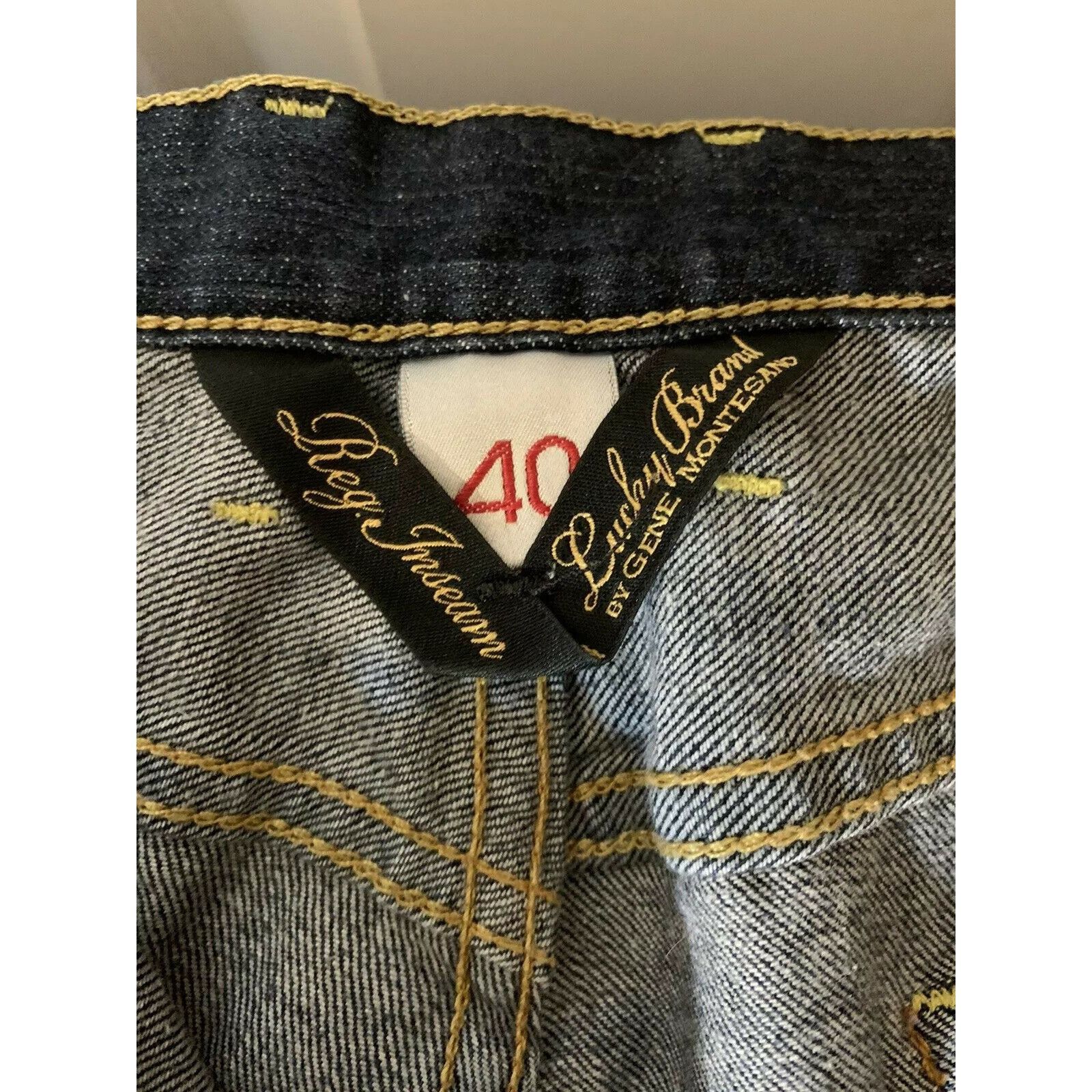 Lucky Brand Lucky Brand Zipper Fly Dungarees Denim Jeans W 40 L 31 Size US 40 / EU 56 - 6 Thumbnail