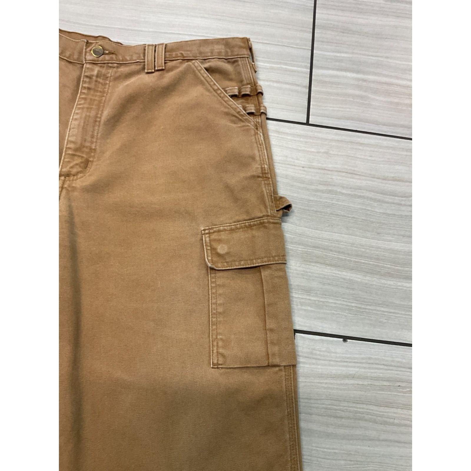 Carhartt Carhartt Heavy Duty Workwear Tan pants Size US 36 / EU 52 - 5 Thumbnail