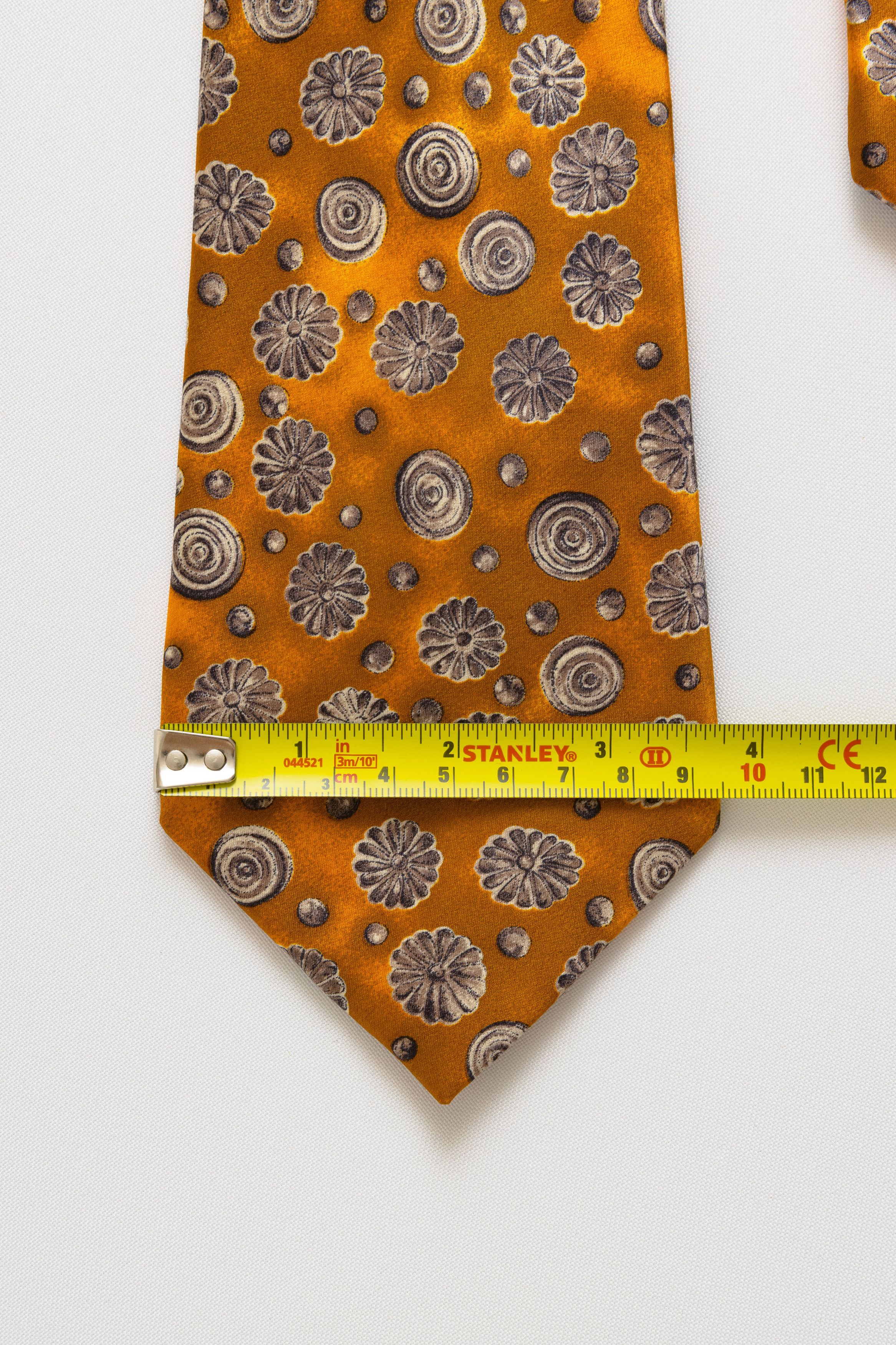 Lanvin Lanvin made in France Tie abstract pattern Silk necktie Size ONE SIZE - 5 Thumbnail