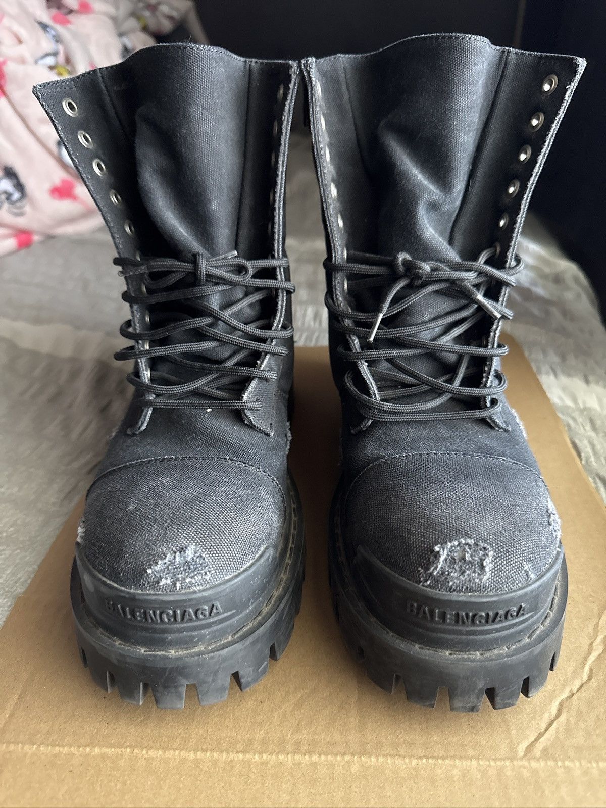 Balenciaga Balenciaga Canvas Strike Boots Size US 8 / EU 41 - 5 Thumbnail