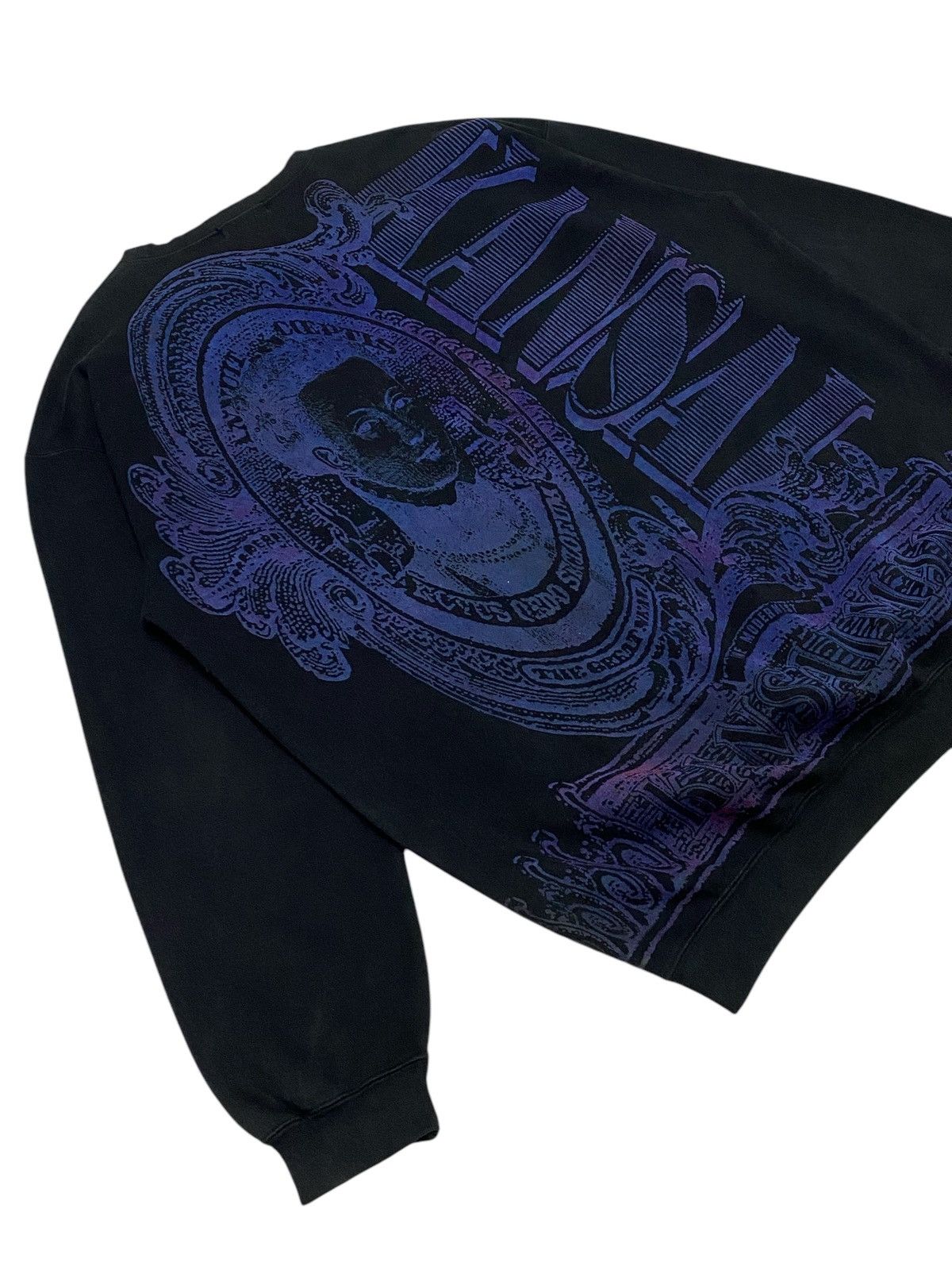 Kansai Yamamoto × Vintage Vintage 90s Kansai Man Over Print Sweatshirt Size US XL / EU 56 / 4 - 16 Thumbnail