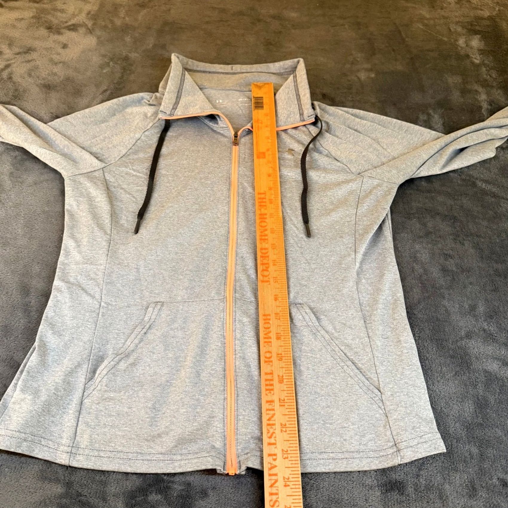 Under Armour Under Armour Heatgear Full Zip Athletic Jacket Gray Womens Medium Size M / US 6-8 / IT 42-44 - 7 Thumbnail
