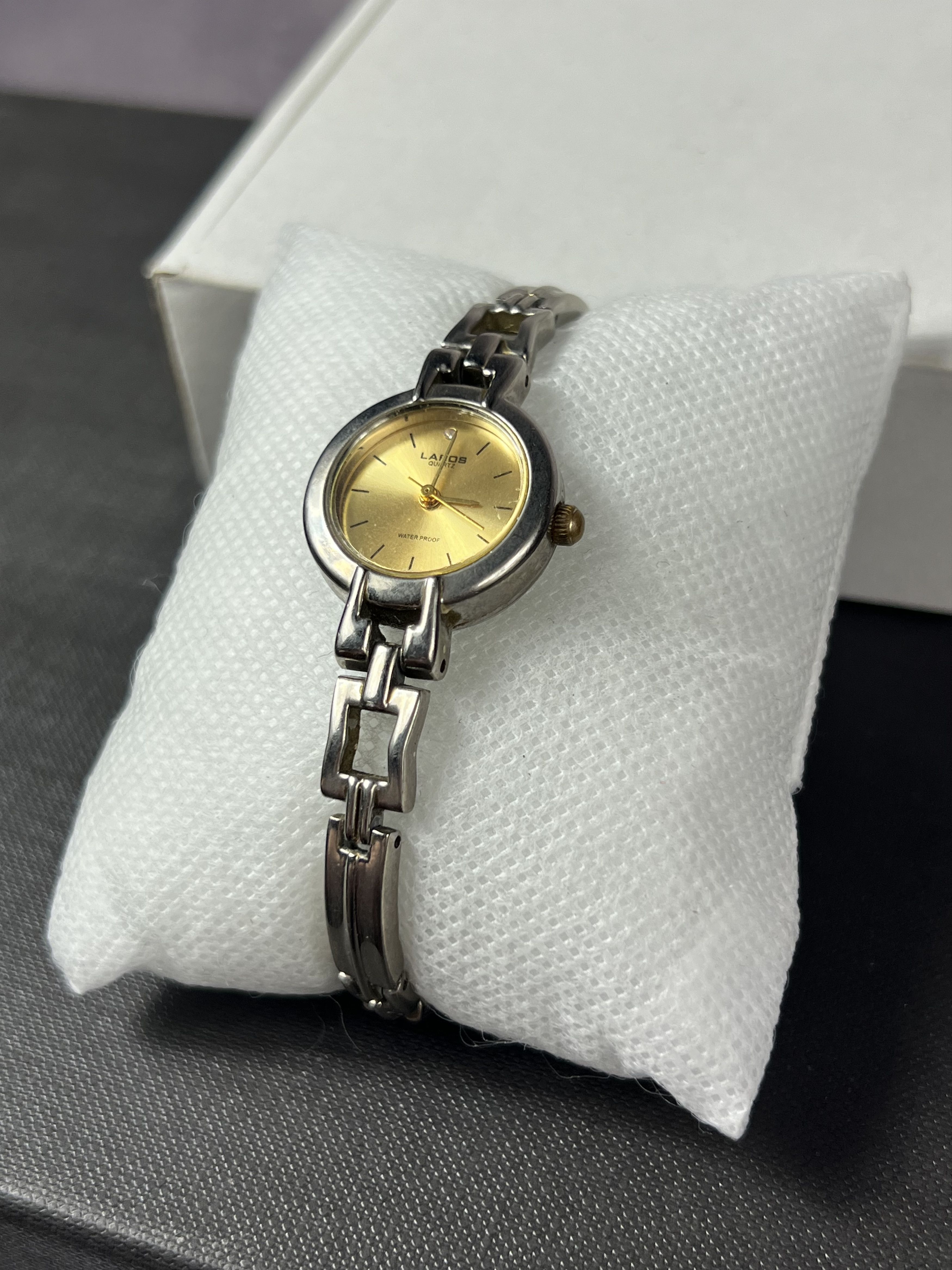 Vintage Futuristic Vintage Laros Japanese Style Chain Bracelet Watch Size ONE SIZE - 1 Thumbnail