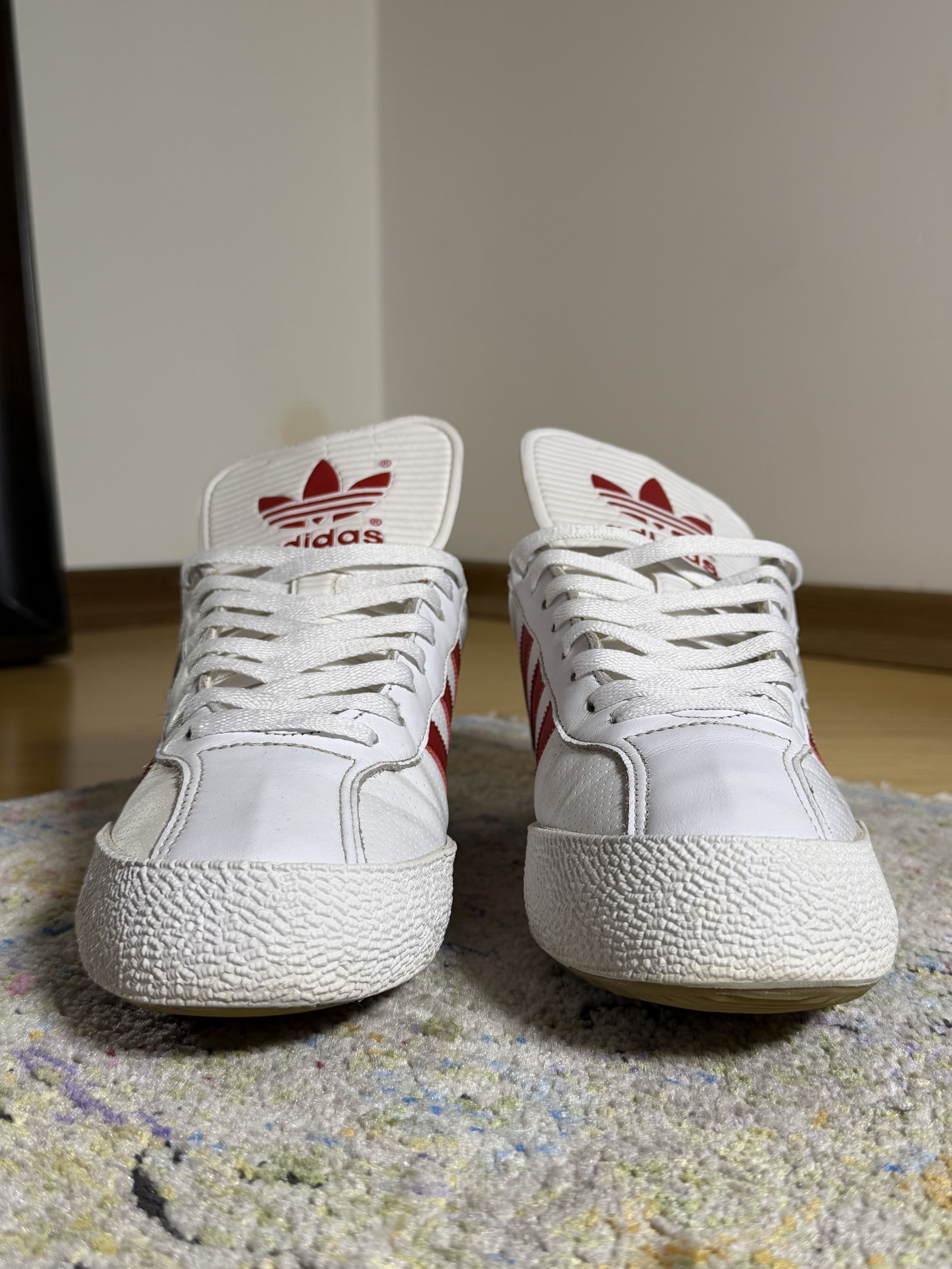 Adidas Adidas Samba Super White/Red Sneakers Size US 11 / EU 44 - 6 Thumbnail