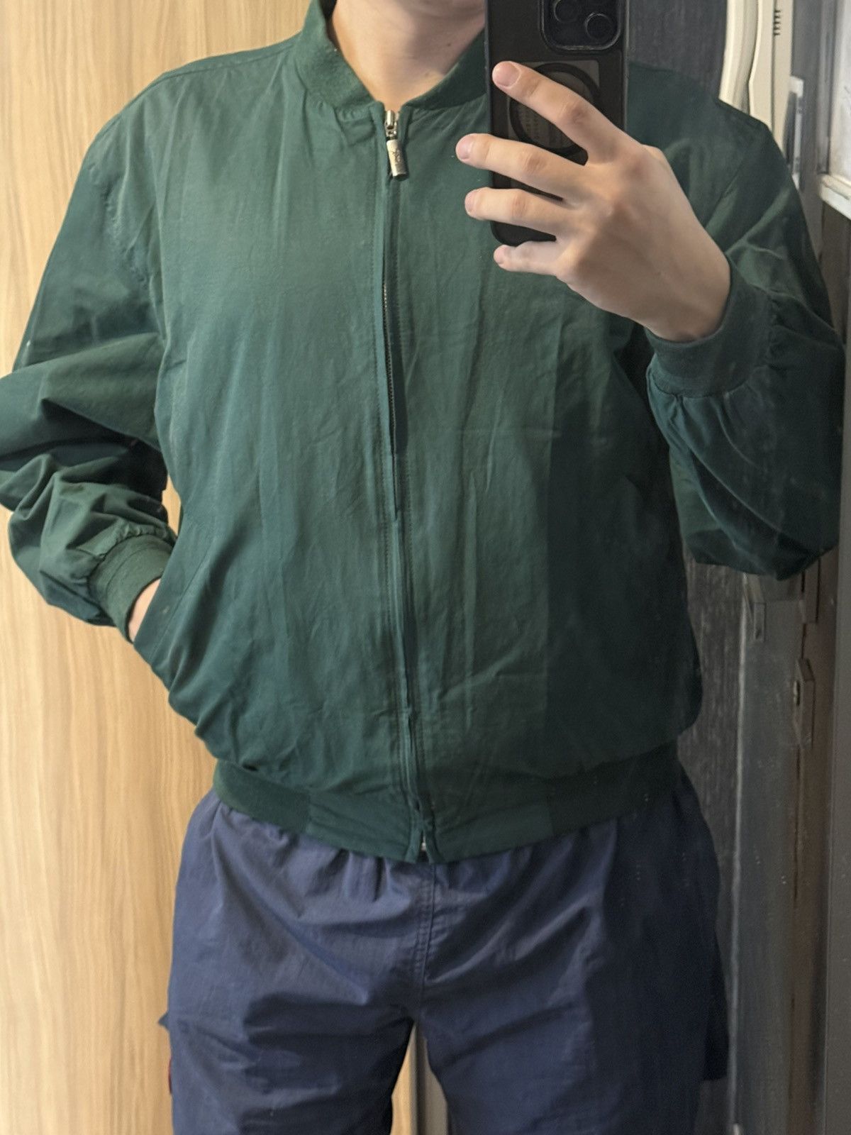 Yves Saint Laurent Green 90s YSL Bomber Vintage Jacket Yves Saint Laurent Size US M / EU 48-50 / 2 - 16 Thumbnail