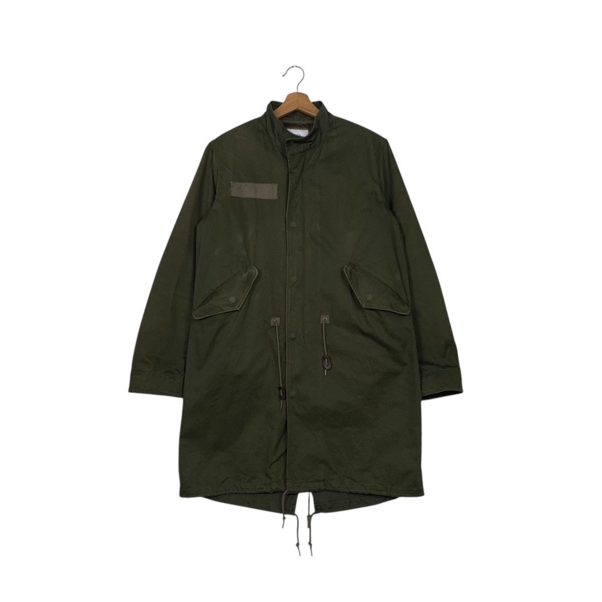 Lui's LUI’S Faux Fur Lined Olive Green Parka Jacket #2506-C113 Size US S / EU 44-46 / 1 - 1 Thumbnail
