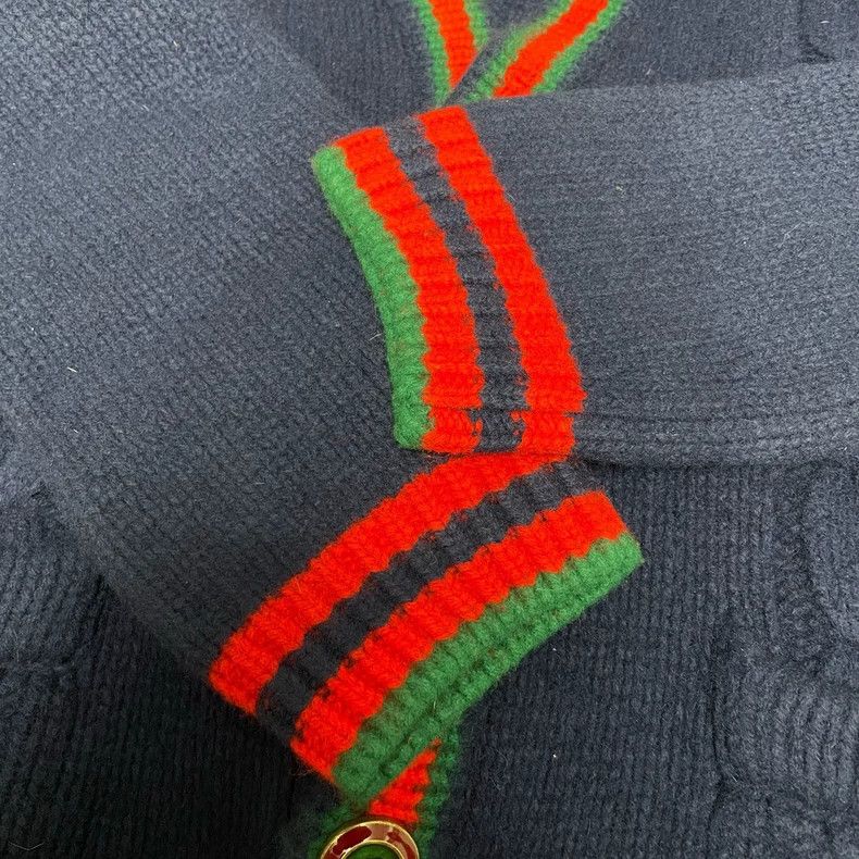 Gucci Gucci Blue, red and green cardigan jacket 2502-Nextarrow Size US XS / EU 42 / 0 - 5 Thumbnail