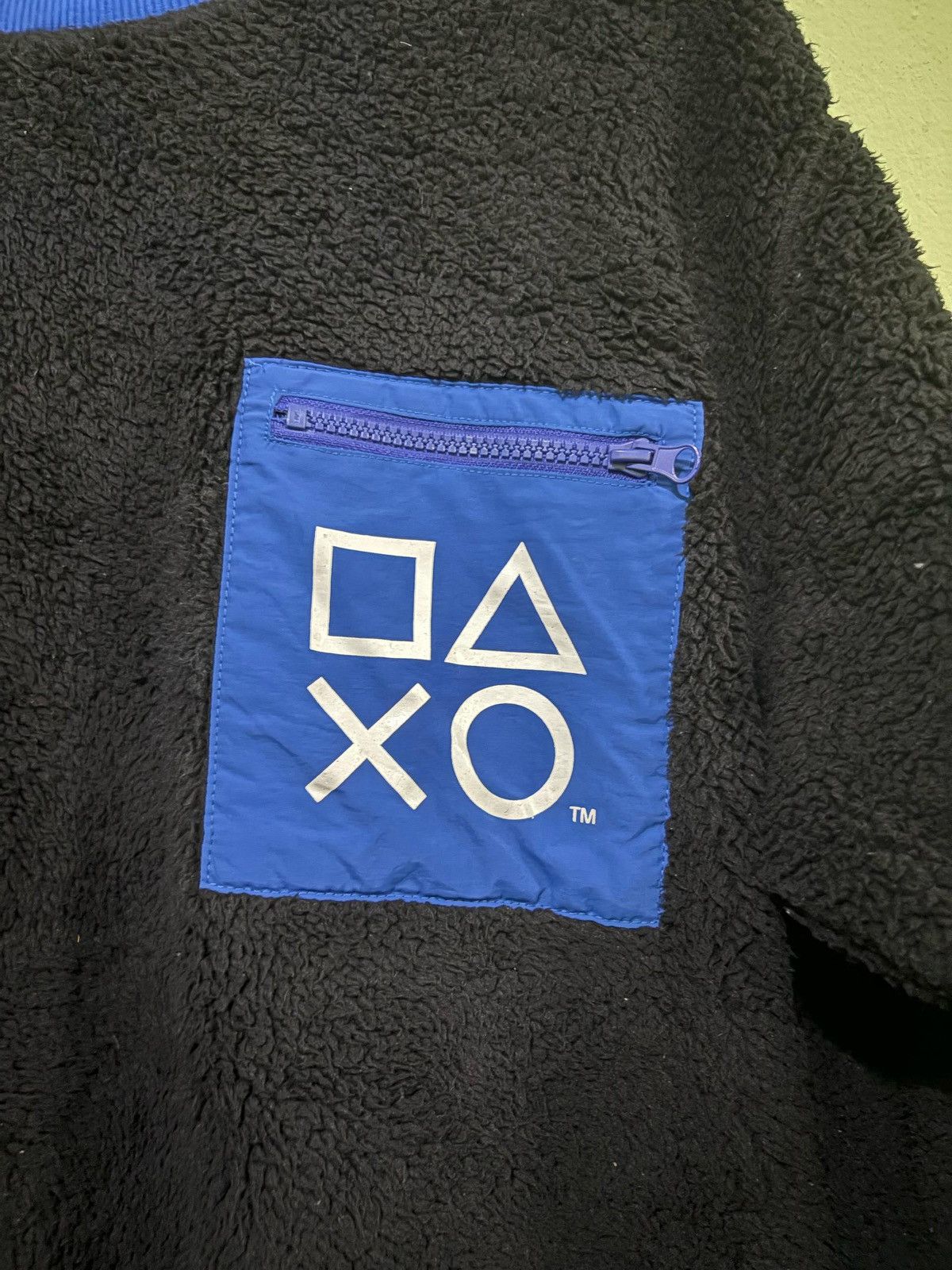 Japanese Brand × Playstation PlayStation Fleece Sweatshirt Button Joystick Logo Design Size US XXL / EU 58 / 5 - 8 Thumbnail