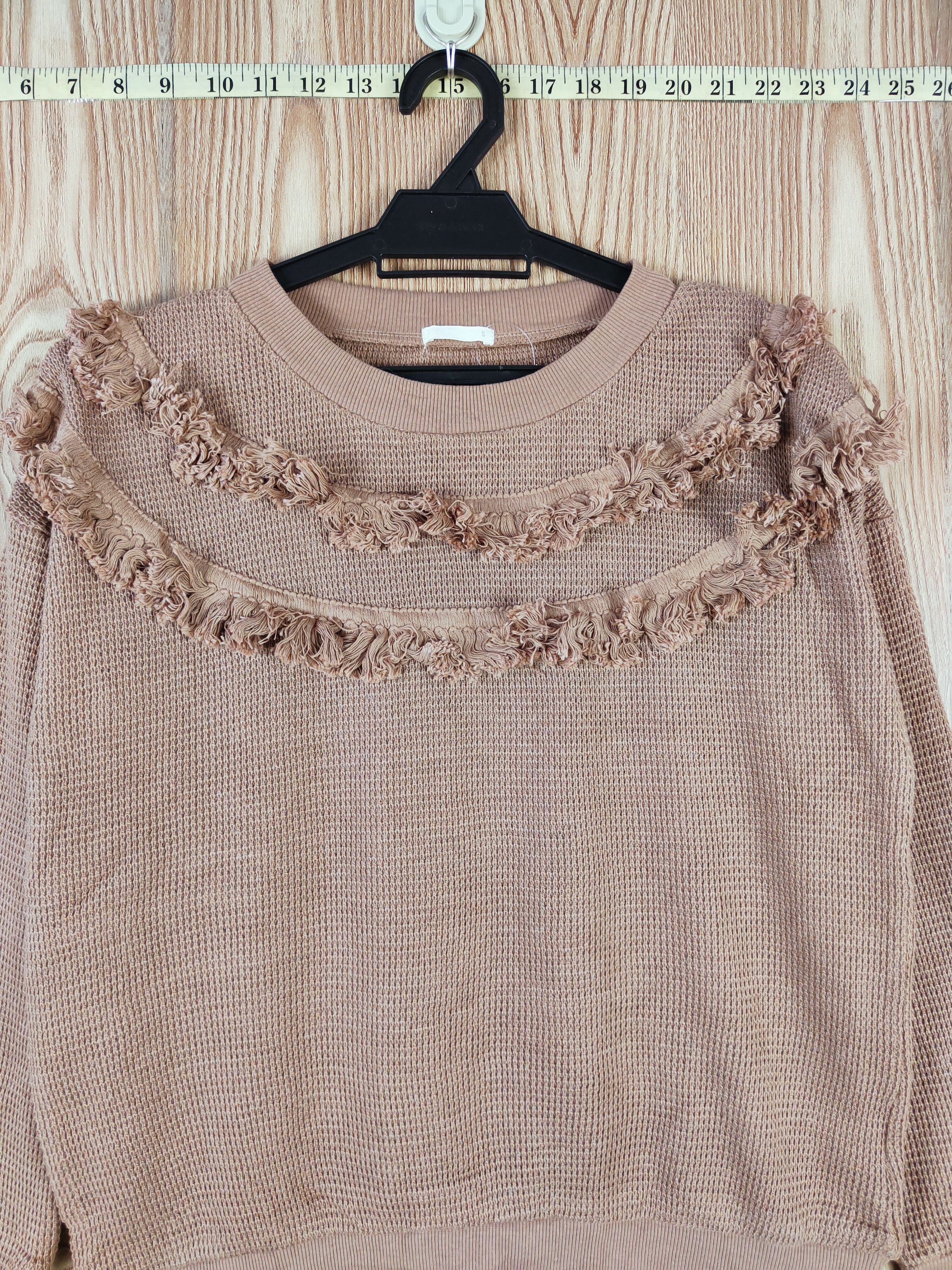 GU × Homespun Knitwear × Japanese Brand GU Brown Knitwear Sweatshirts #W548 Size S / US 4 / IT 40 - 2 Thumbnail