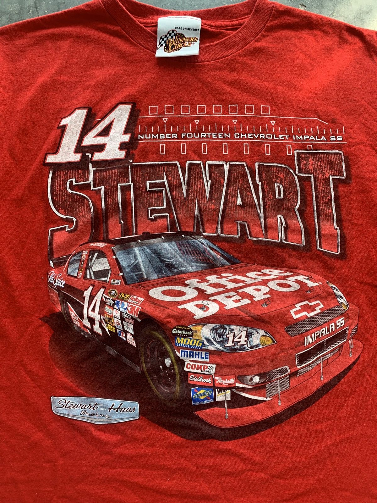 NASCAR × Vintage Vintage Y2K NASCAR Tony Stewart Graphic Tee Size US L / EU 52-54 / 3 - 2 Thumbnail