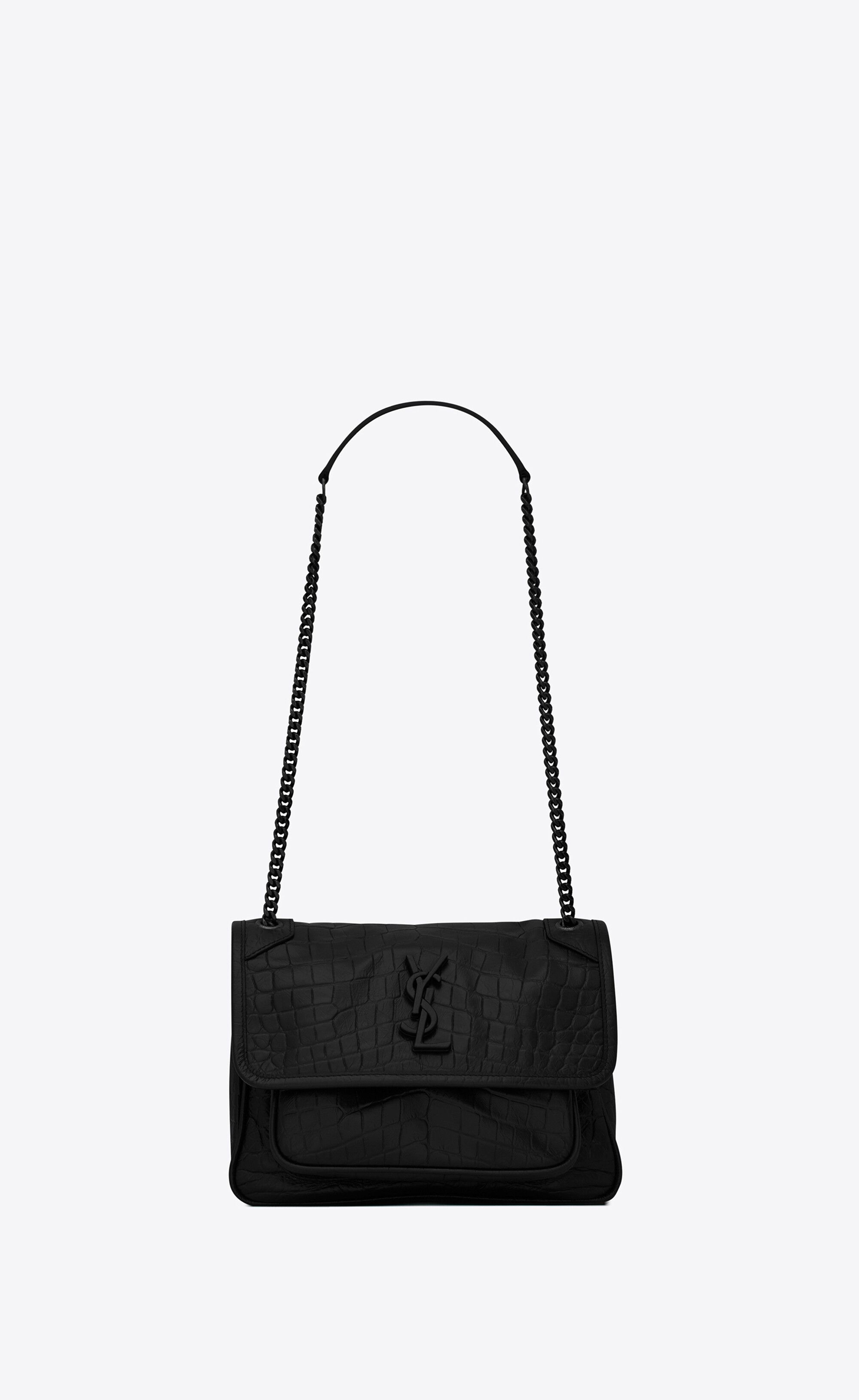 Saint Laurent Paris o1s1wg111024 Size: OS / Niki Baby Leather Bag in Black Size ONE SIZE - 1 Preview