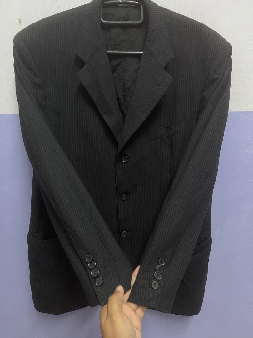 Christian Dior Monsieur Christian Dior Stripe Blazer Casual Jacket Size 52R - 3 Thumbnail