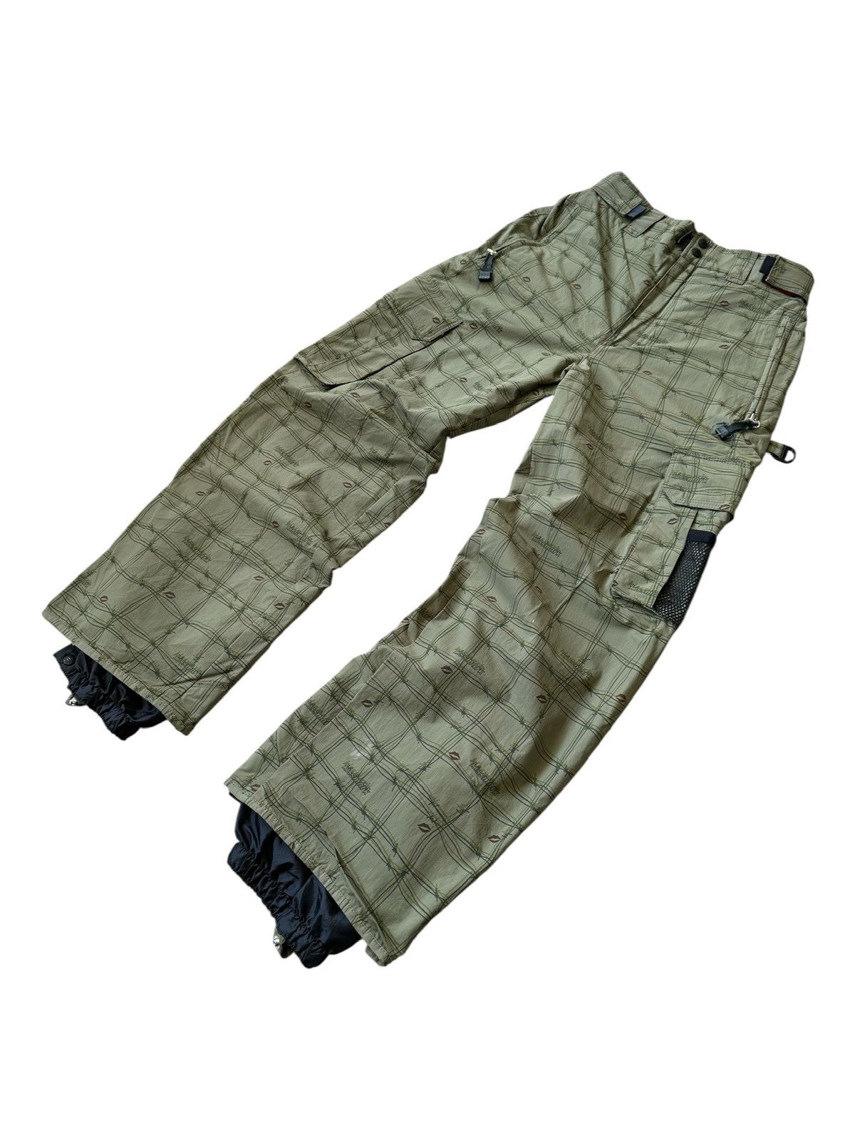 Japanese Brand 2000's Kissmark - Barbed gorpcore outdoor pants Size US 29 - 4 Thumbnail
