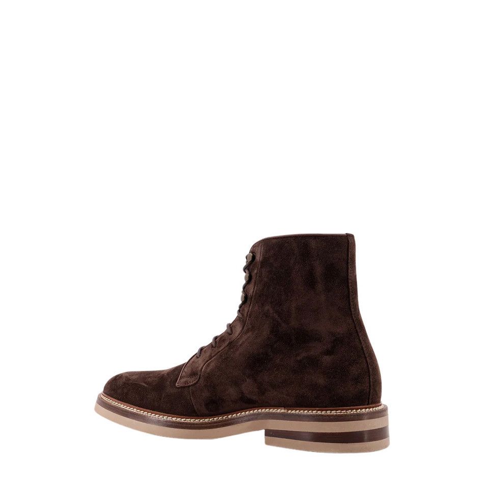 Brunello Cucinelli BRUNELLO CUCINELLI Brown Suede Boots New & Authentic (Men's Size US 10 / EU 43 - 3 Thumbnail
