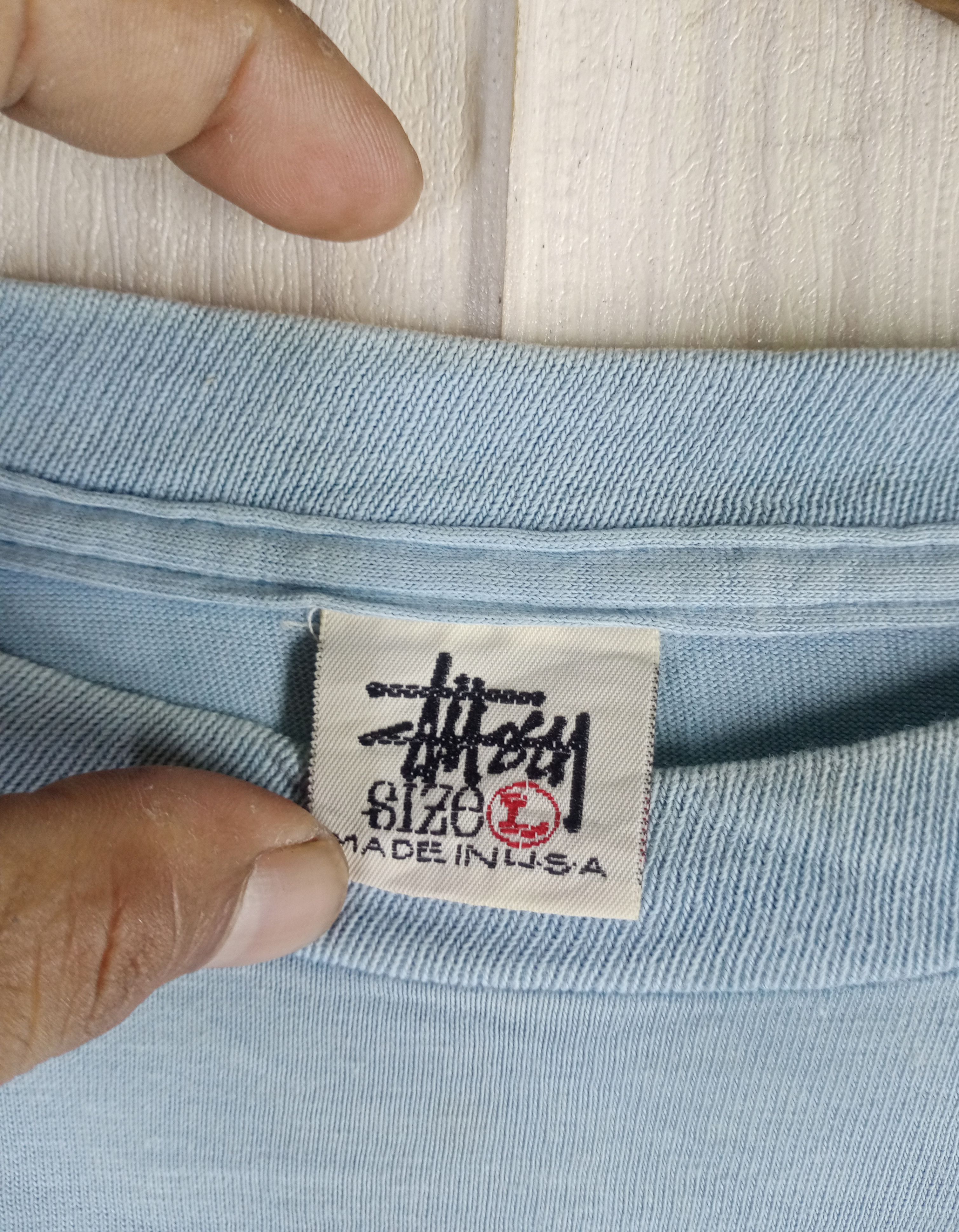 Stussy Very Rare Vintage Stussy 80s Stickman Tshirt Size US L / EU 52-54 / 3 - 6 Thumbnail