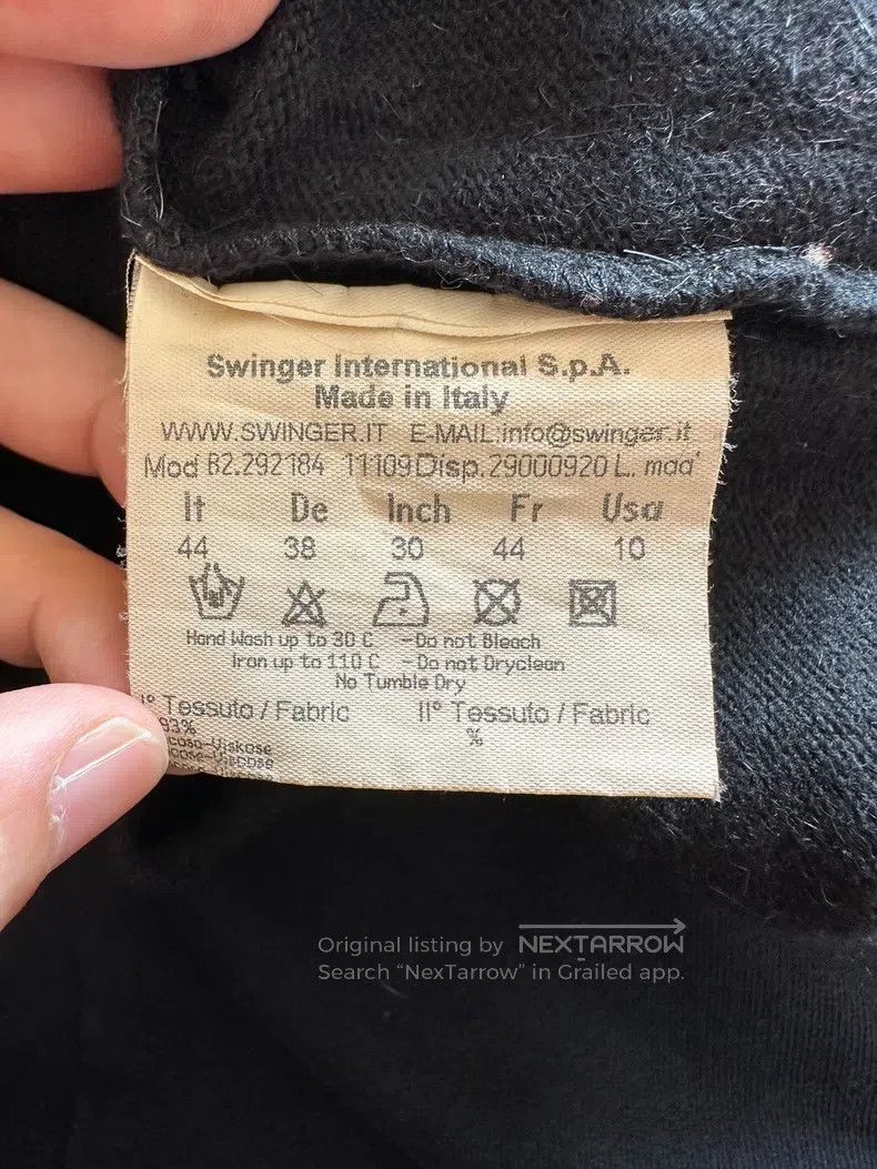 Fendi Fendi Rhinestone Logo Women's Black Knitted Sweater Size M / US 6-8 / IT 42-44 - 6 Thumbnail