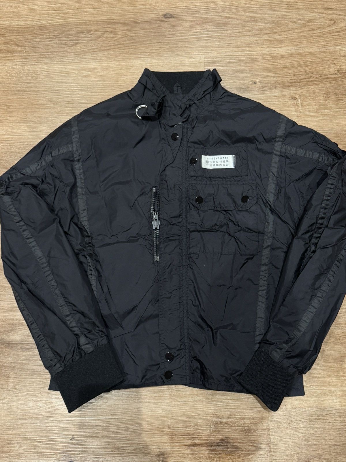 Maison Margiela Black Nylon Jacket