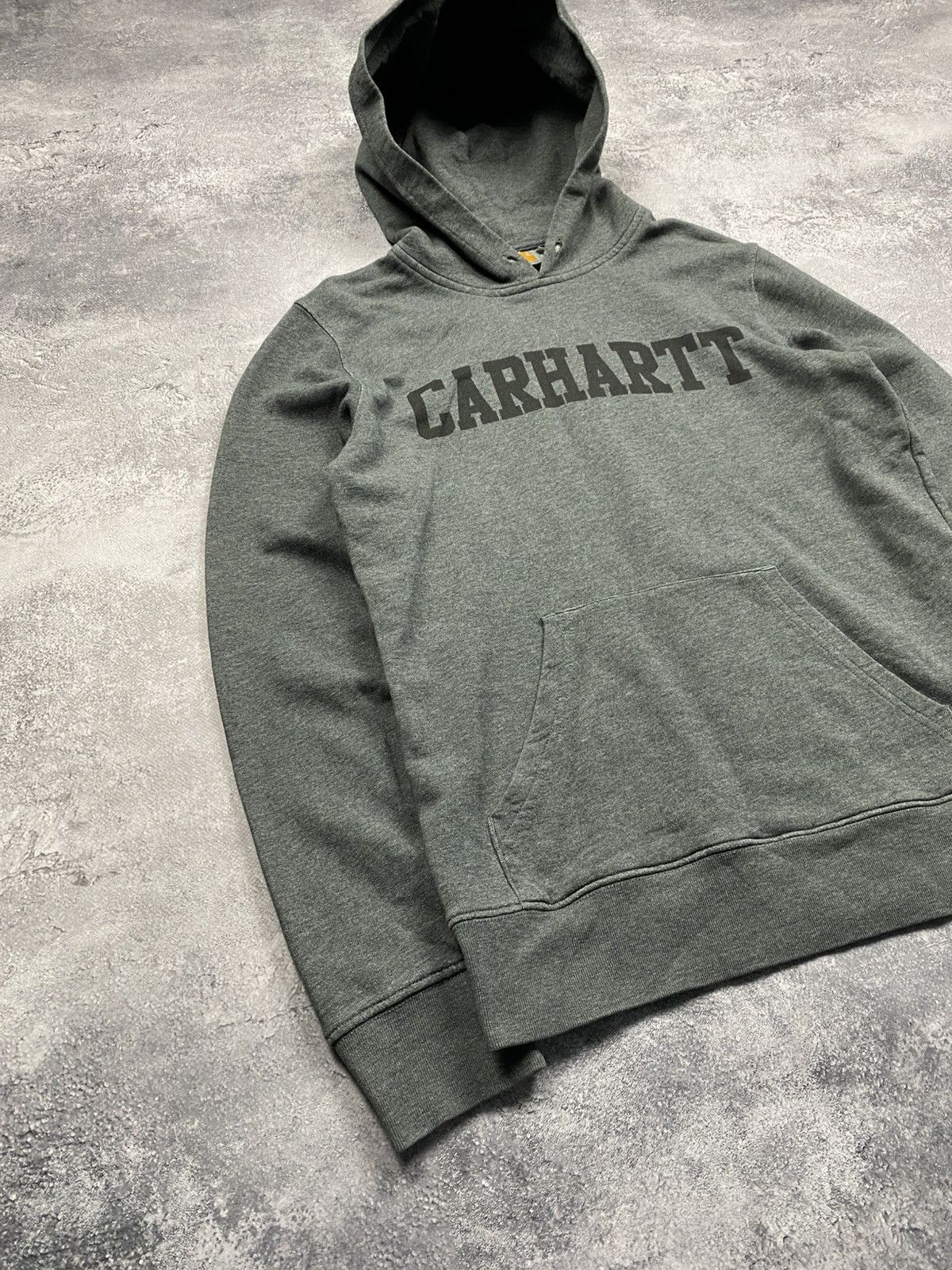 Carhartt Y2K Vintage Carhartt Hoodie Spellout Logo Rare Sweatshirt Size US XS / EU 42 / 0 - 4 Thumbnail