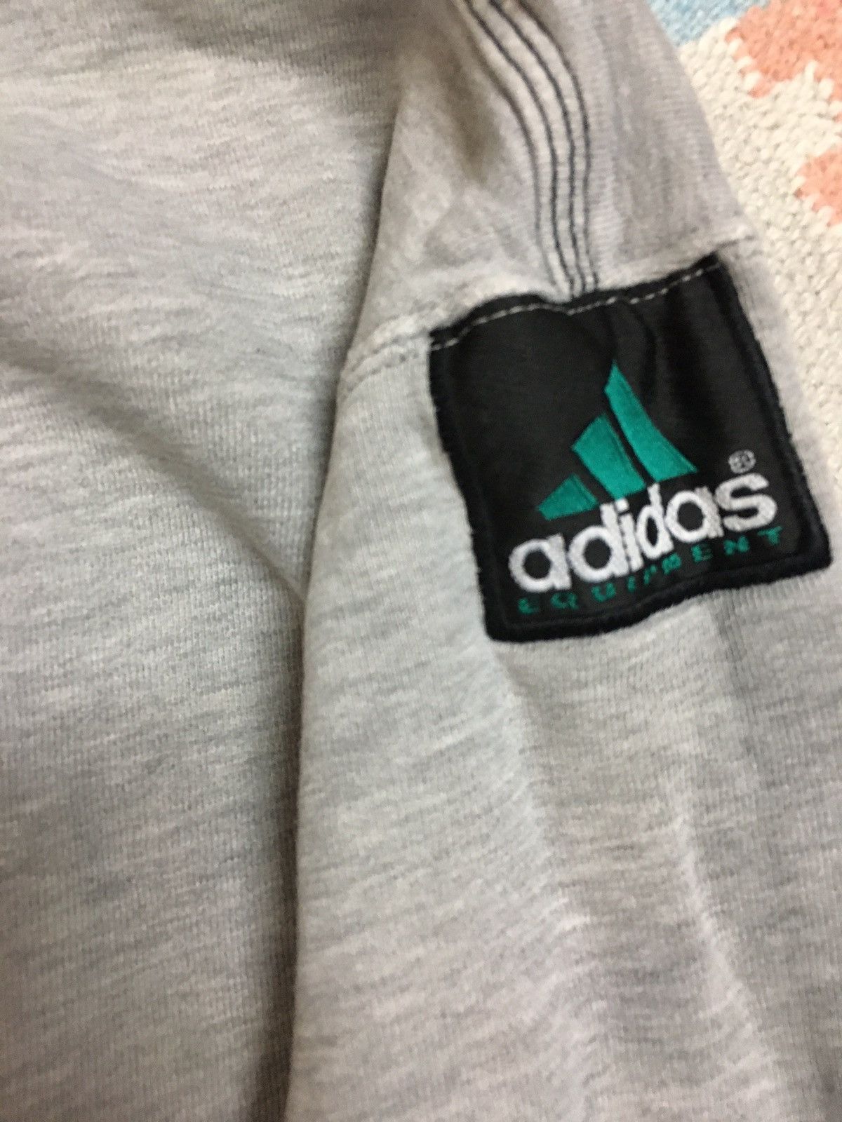Adidas × Vintage Vintage 90s Adidas Embroidered Essential Crewneck Xl Size US XL / EU 56 / 4 - 4 Thumbnail