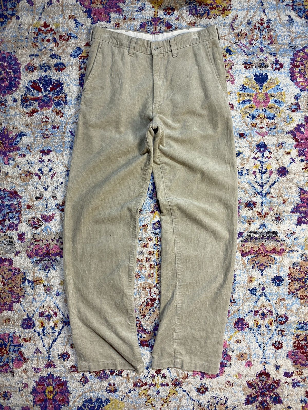 Japanese Brand × Schott Classic Schott Super Fleece Corduroy Casual Pants W31 Size US 31 - 1 Thumbnail