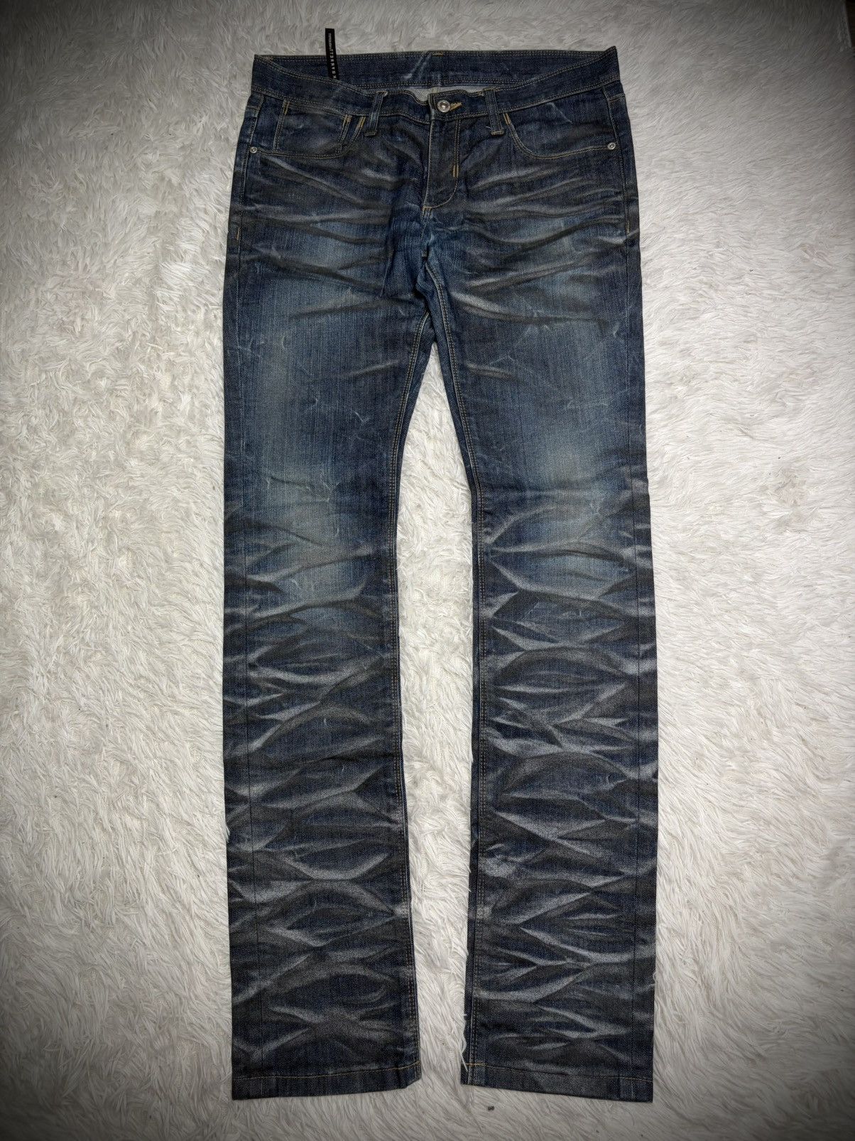 Japanese Brand Rare Neil Barrett luster whisker denim Size US 34 / EU 50 - 1 Thumbnail