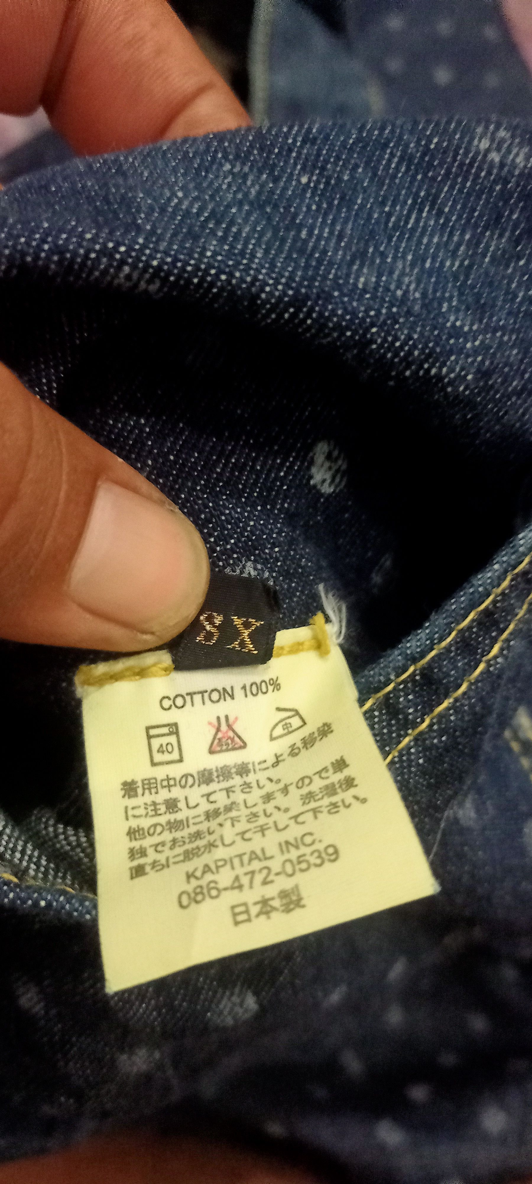 Kapital Kapital Denim Polcadot Size 29" - 12 Thumbnail