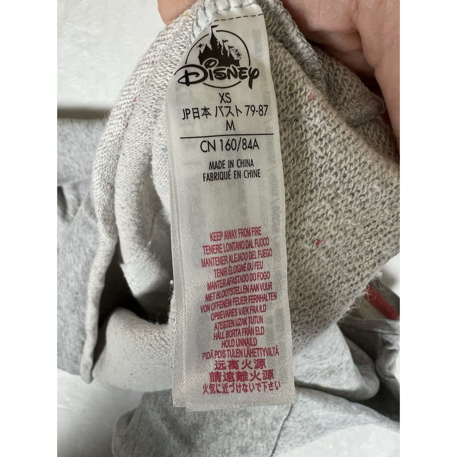 Disney Disney Sweatshirt Womens XS I Run On Caffeine Gray Pink Crew Size XS / US 0-2 / IT 36-38 - 7 Thumbnail