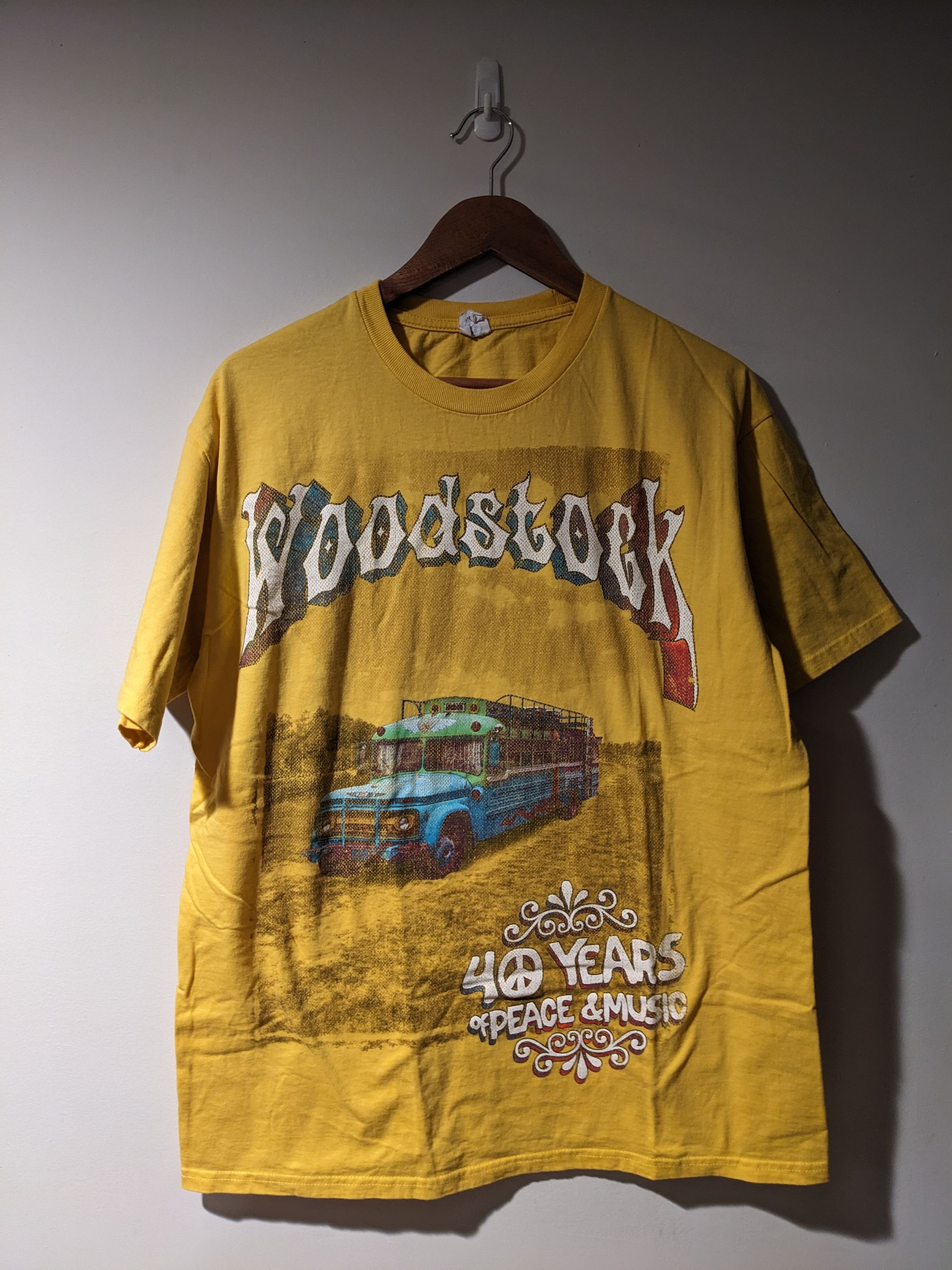 Band Tees × Vintage Vintage 2009 WoodStock 40 Years of Peace & Music T-Shirt Size US L / EU 52-54 / 3 - 1 Thumbnail