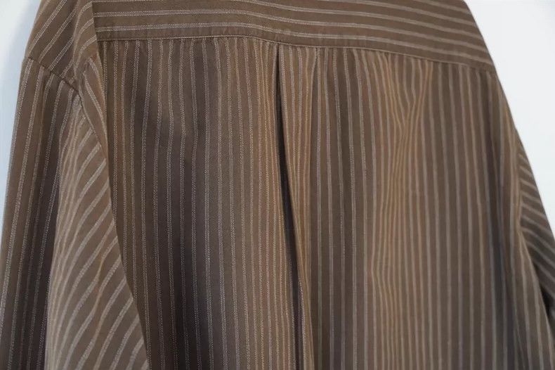 Yohji Yamamoto Yohji Yamamoto 90SS Stripe Tie Shirt 2505-Nextarrow Size US M / EU 48-50 / 2 - 6 Thumbnail