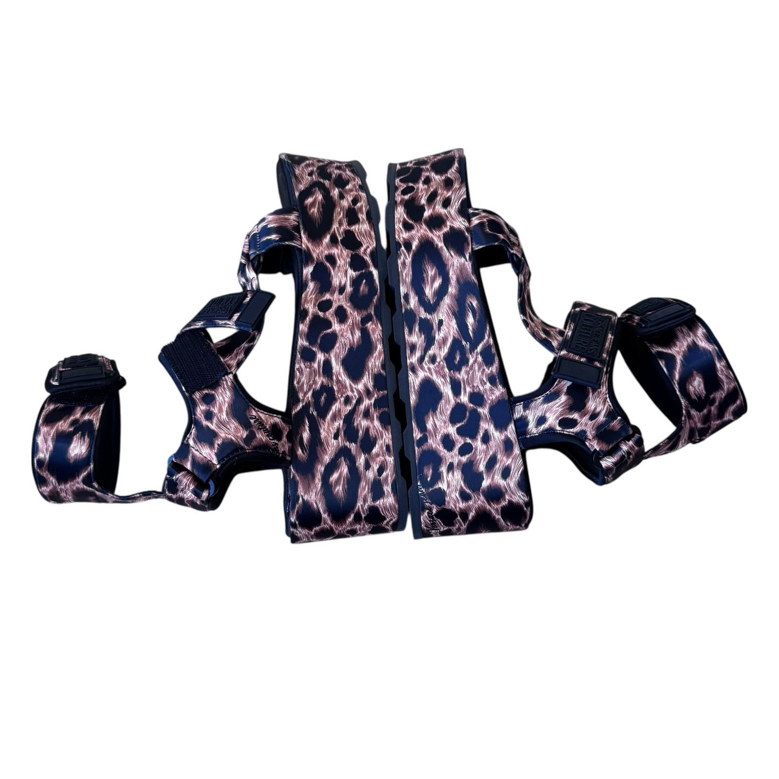 Versace VERSACE JEANS Leopard Printed Satin Mallory Platform Sandal Size US 8 / IT 38 - 7 Thumbnail