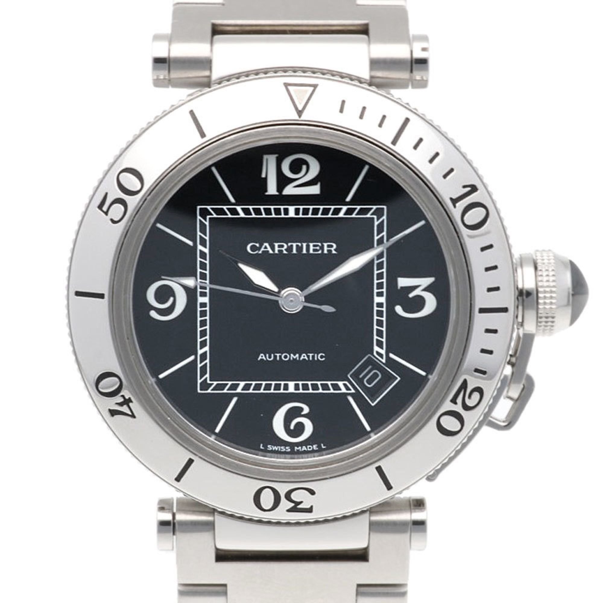 Cartier Cartier Pasha Seatimer Watch Stainless Steel 2790 Automatic Men's CARTIER Overhauled Size ONE SIZE - 1 Thumbnail