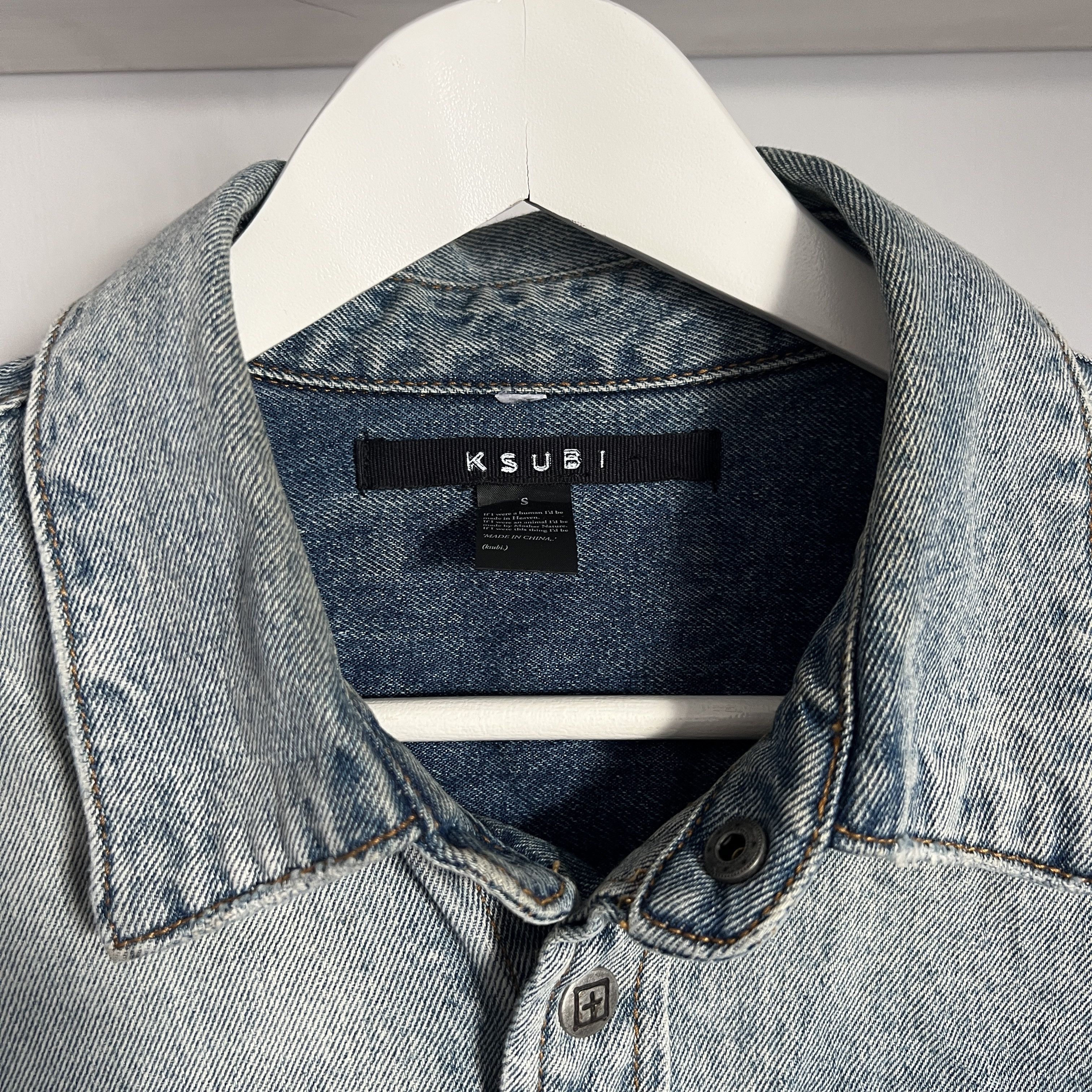 Ksubi KSUBI FRONTIER RECHARDGE Blue Denim Shirt Size US S / EU 44-46 / 1 - 9 Thumbnail