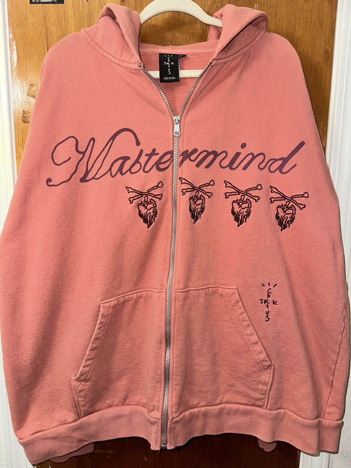 Mastermind Japan × Travis Scott Travis Scott x Mastermind Skull Zip Up “pink” Size US XXL / EU 58 / 5 - 1 Thumbnail